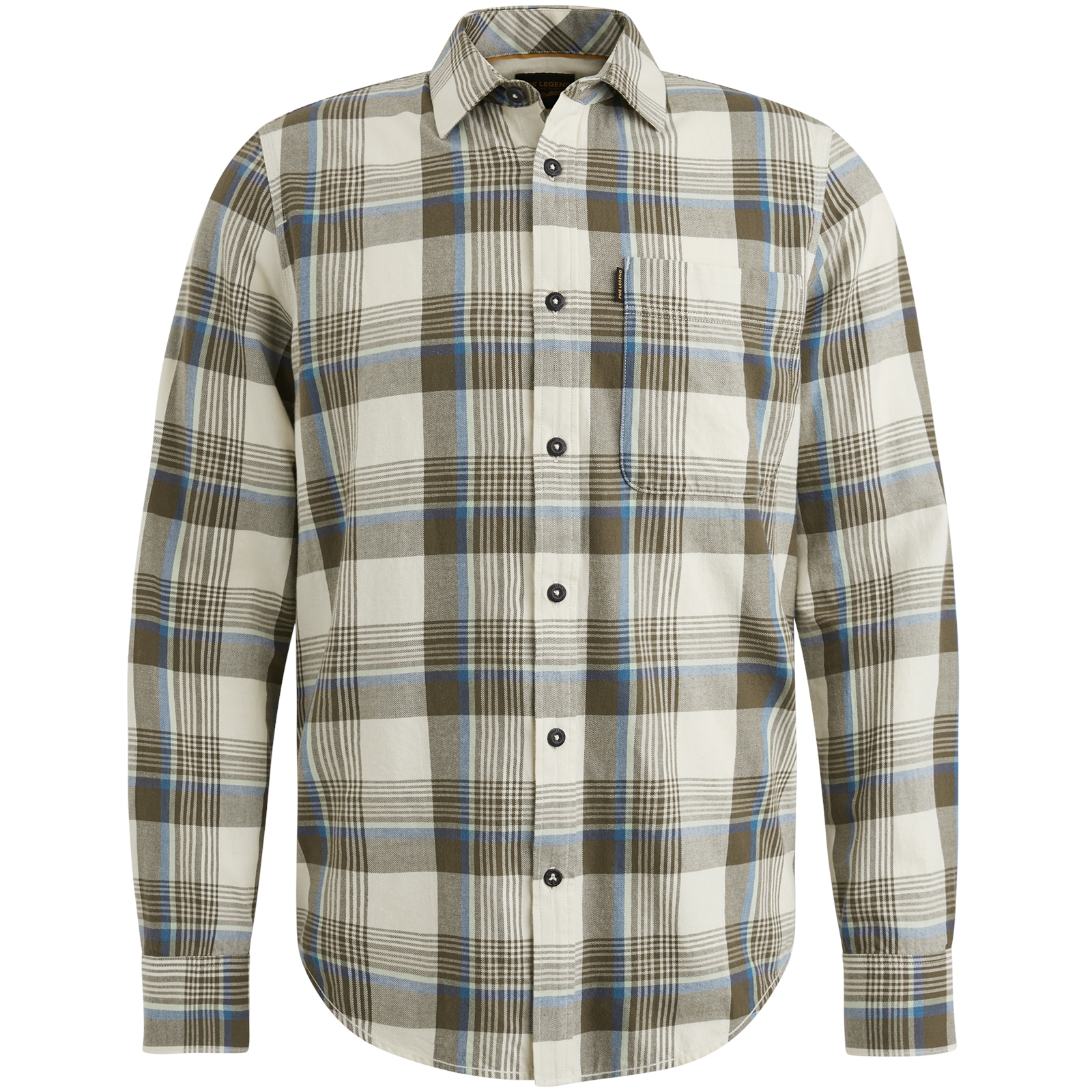 Long Sleeve Shirt Twill Yd Check #1