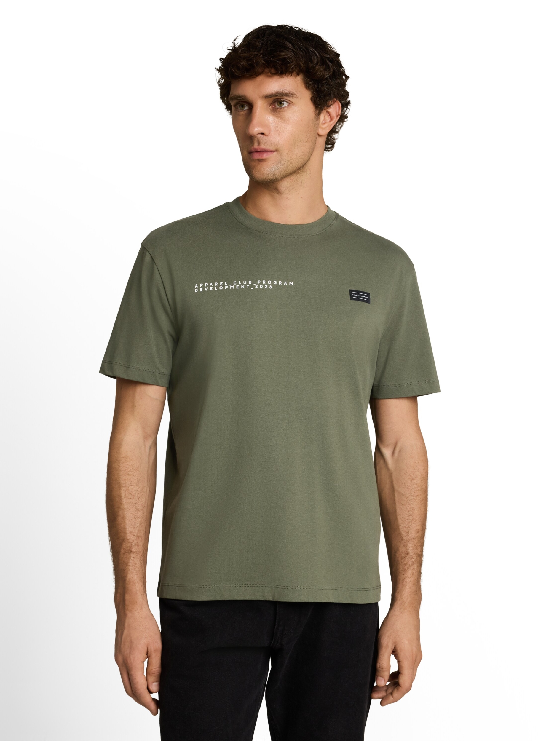 relaxed applicated print t-shi #6