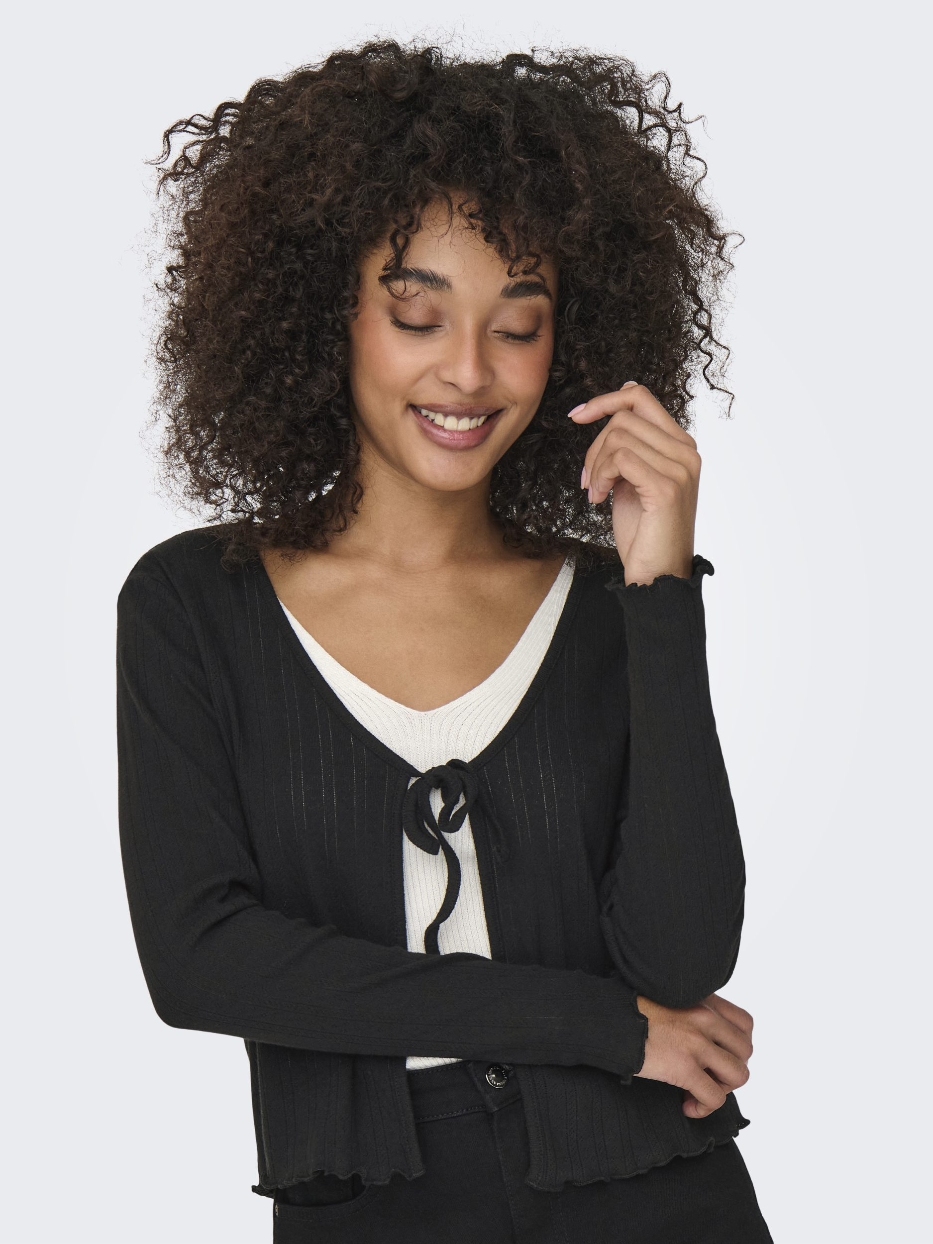 ONLCARLOTTA L/S STRING CARDIGAN JRS #6