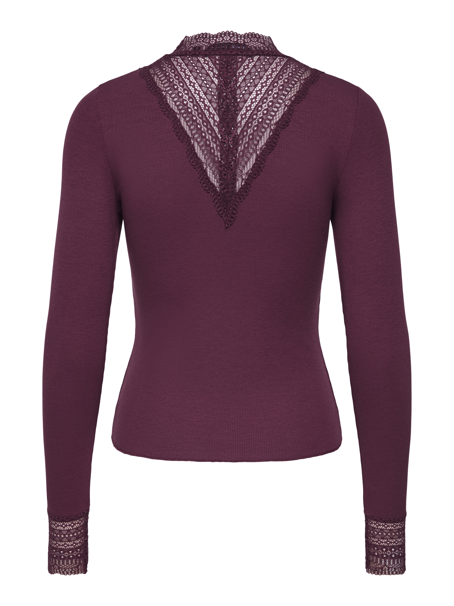 ONLTILDE L/S HIGH NECK LACE TOP JRS NOOS #2