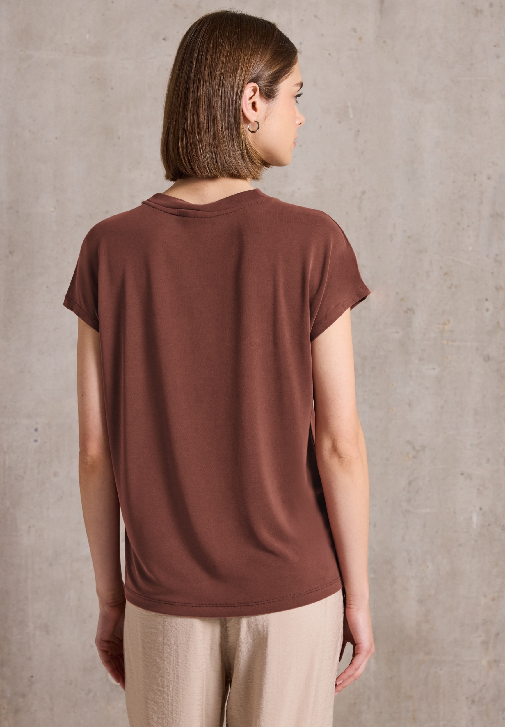 silk look basic shirt #4