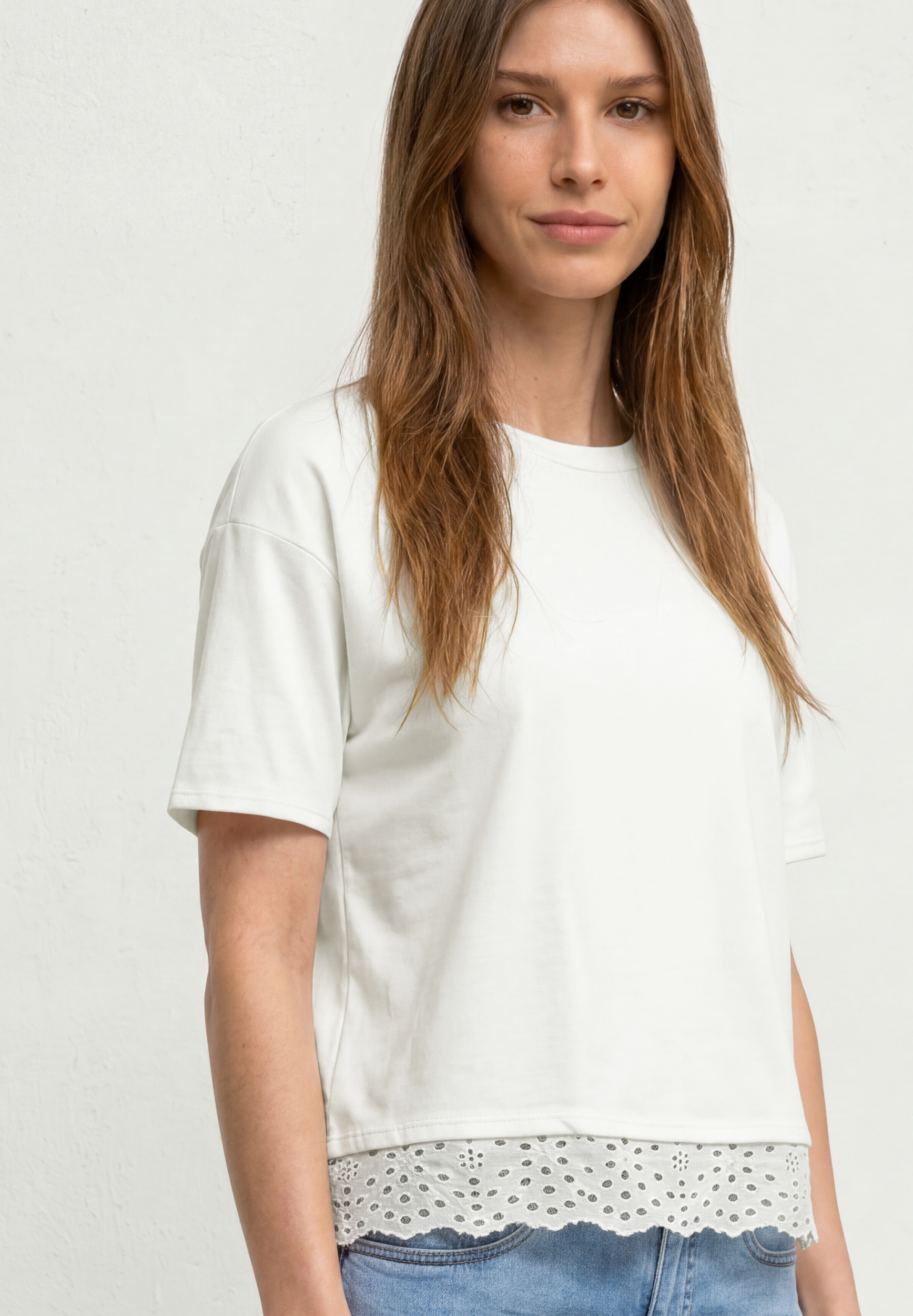 short shirt w.lace bottom #5