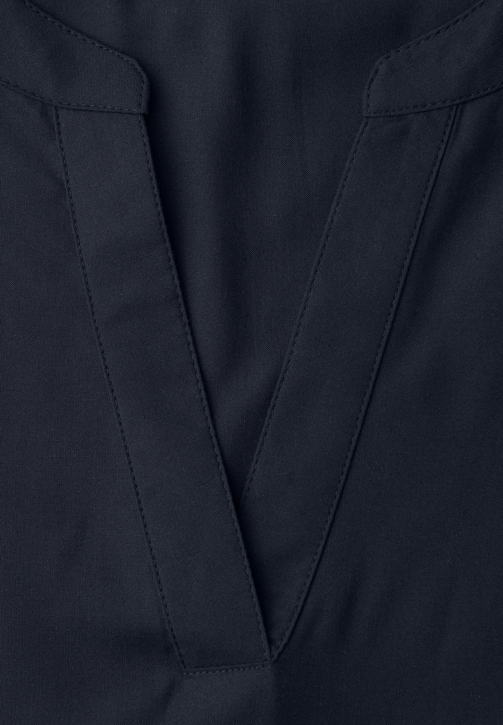 QR Splitneck blouse w turn-up #2