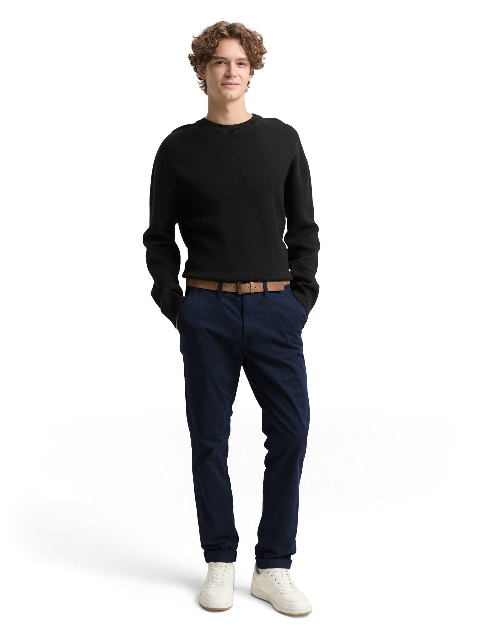 Slim Chino with belt #6