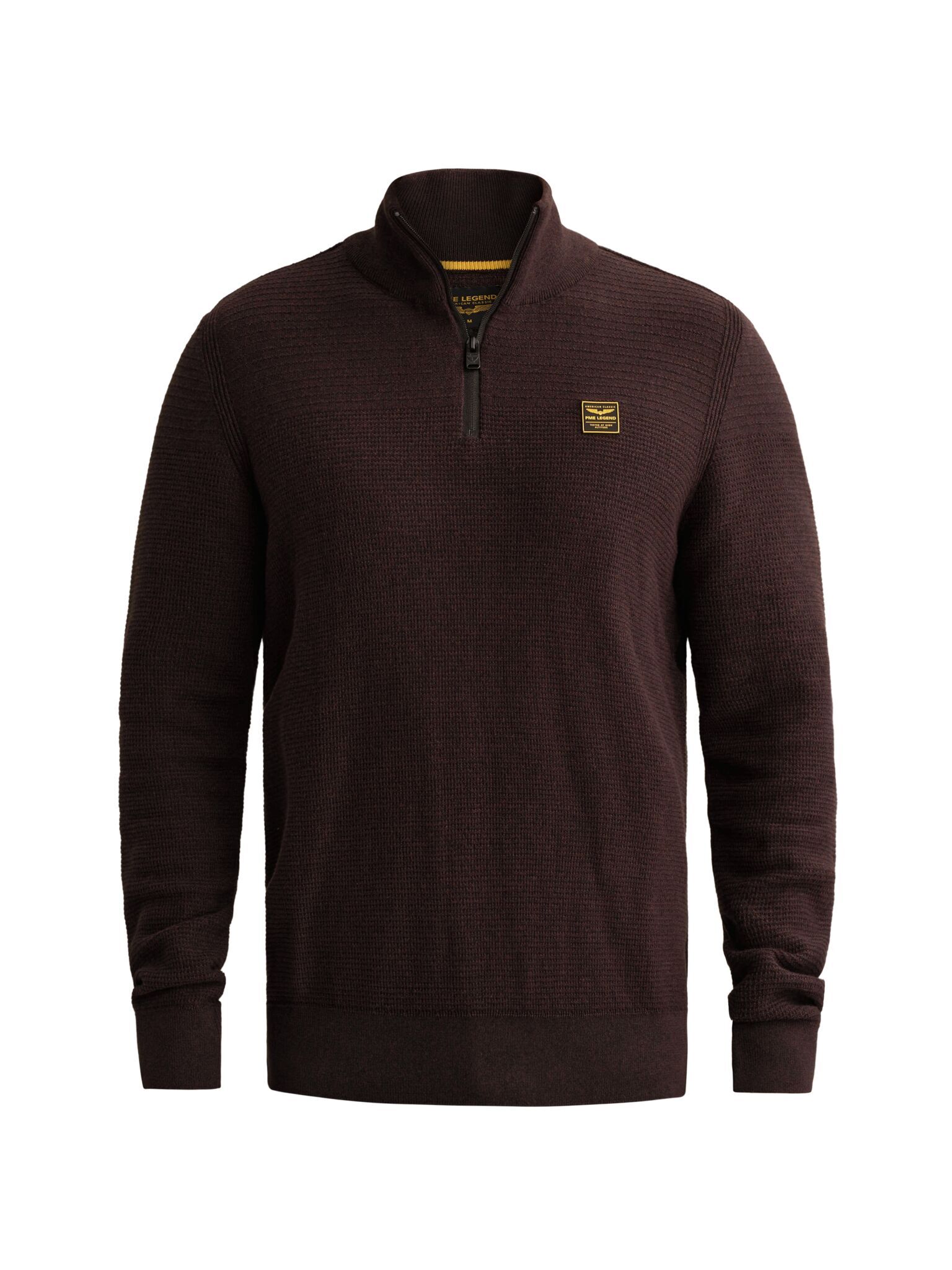 Half zip collar cotton mouline (or #1