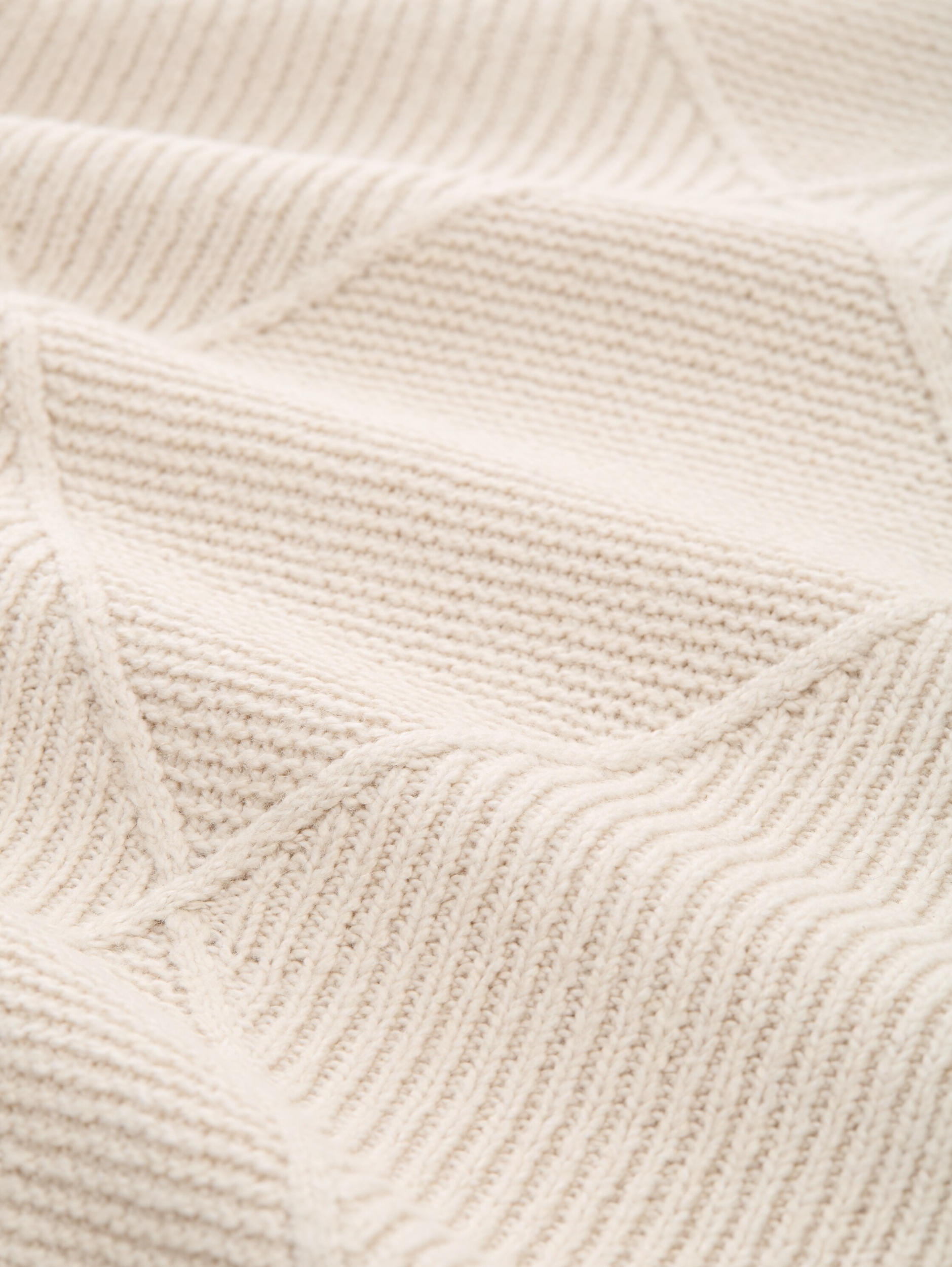 knit funnel-neck pullover #2