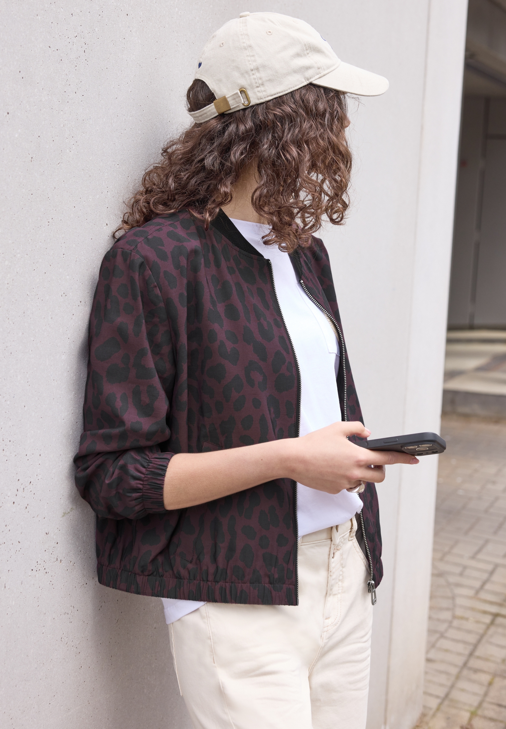 Studio Bomber Jkt w. AOP #5