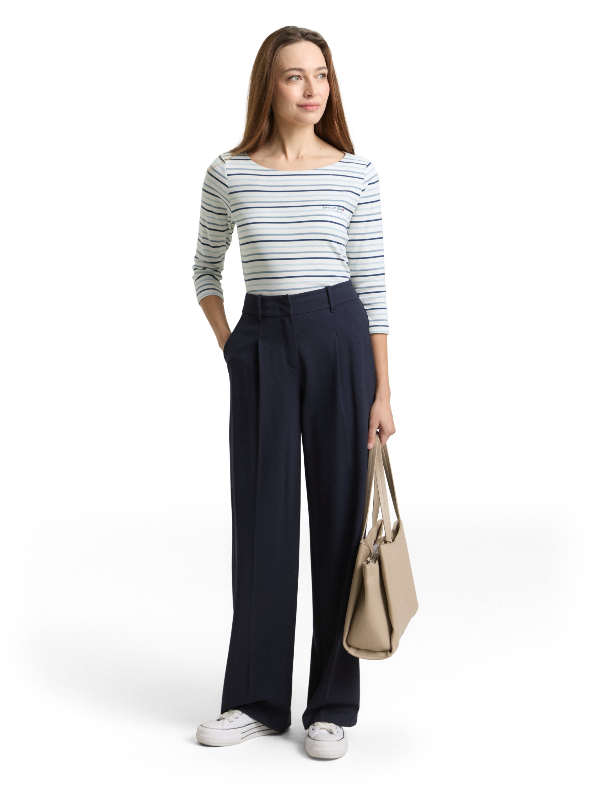 T-shirt boat neck stripe #3