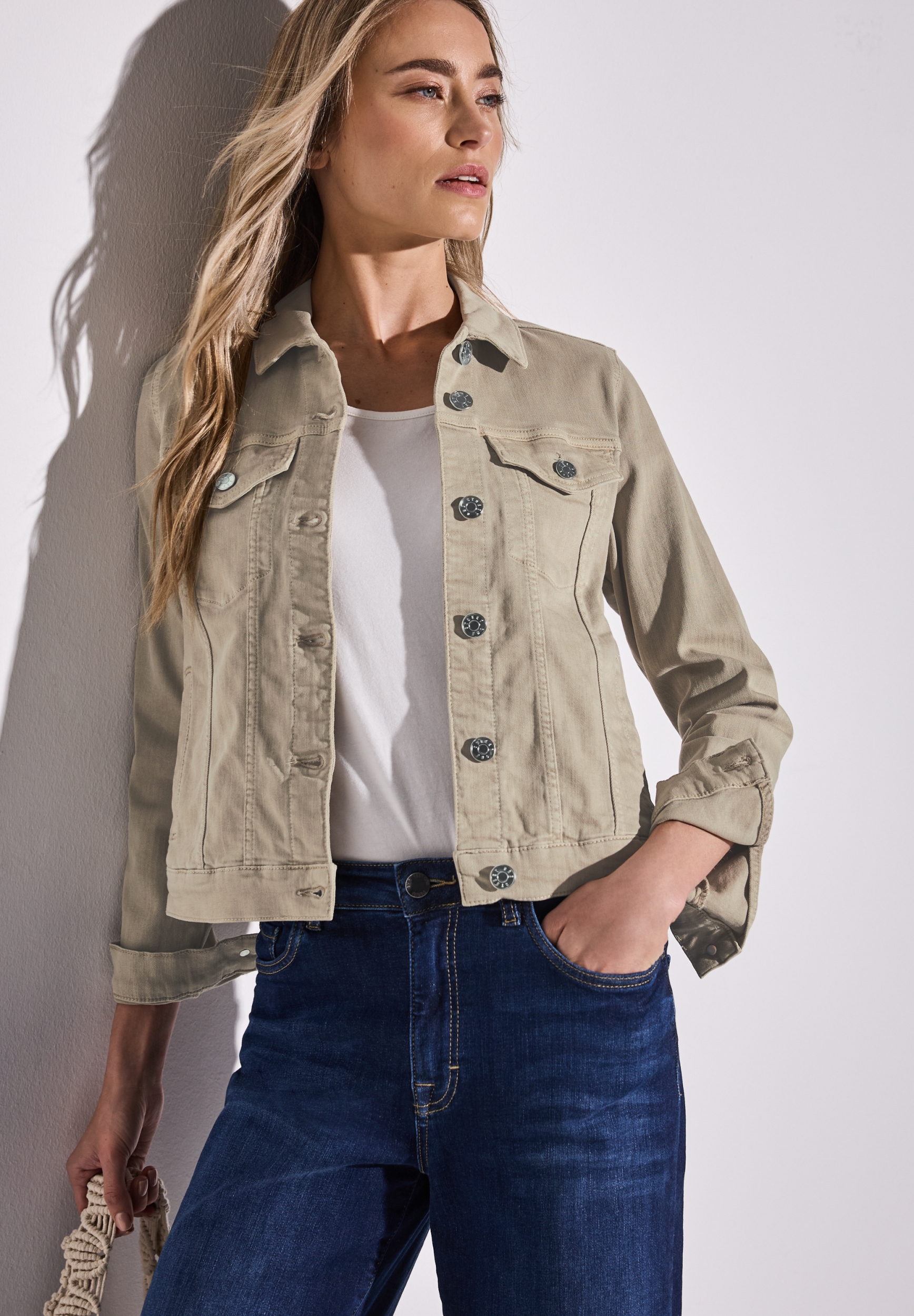 QR Denim-Jacket.beige #3