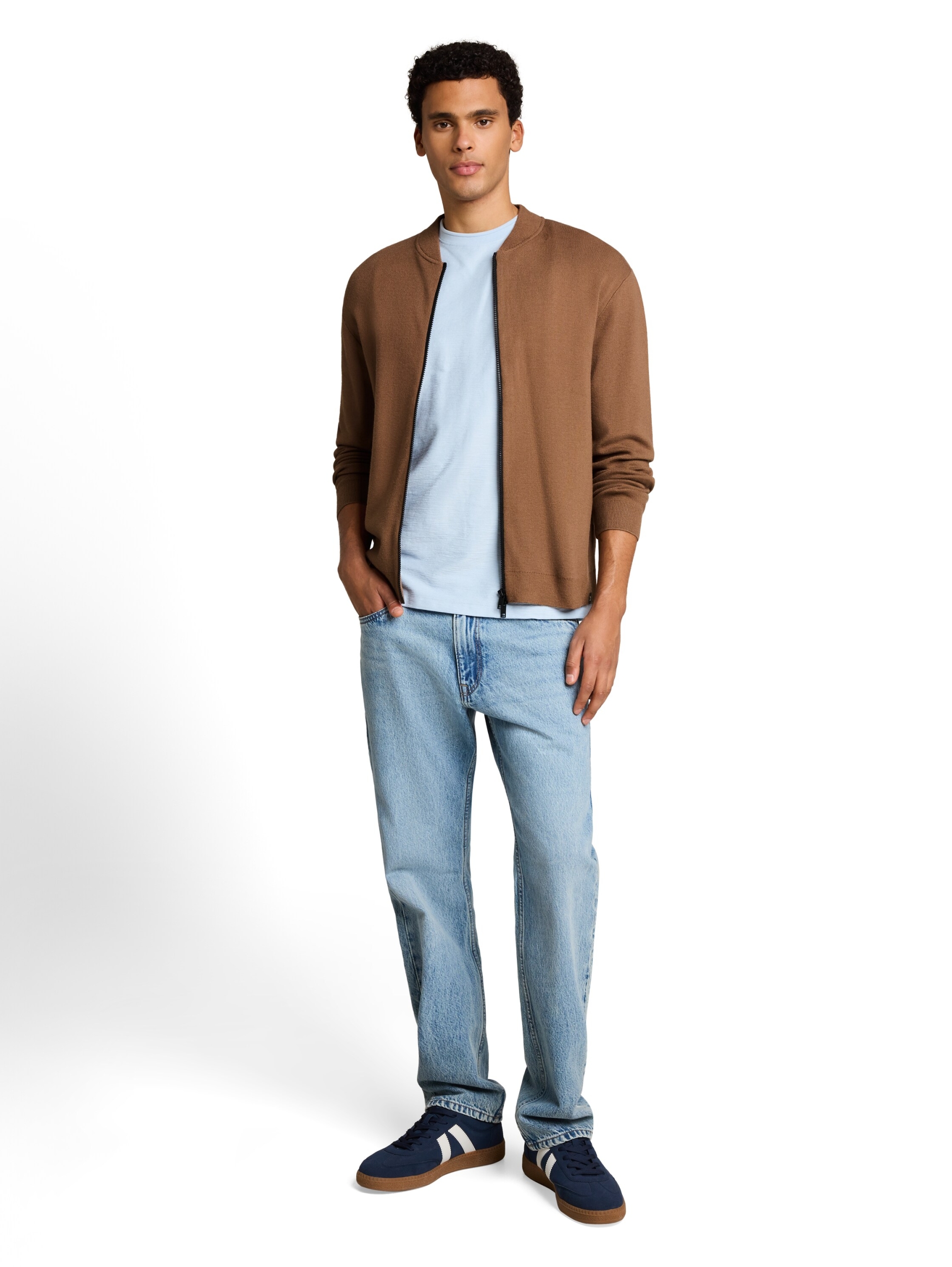soft knitted bomber jacket #3
