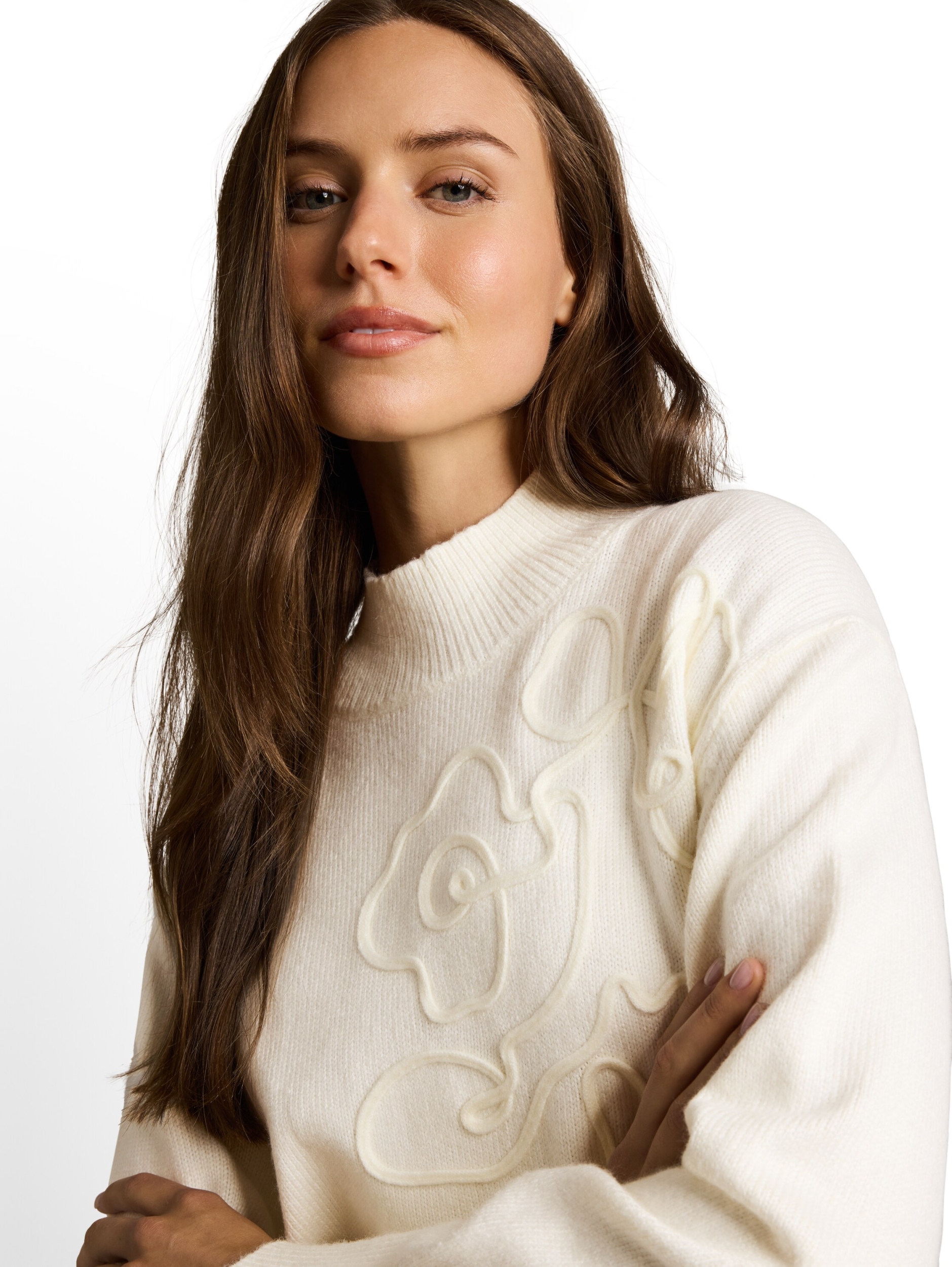 knit cosy embroidered mock-nec #6