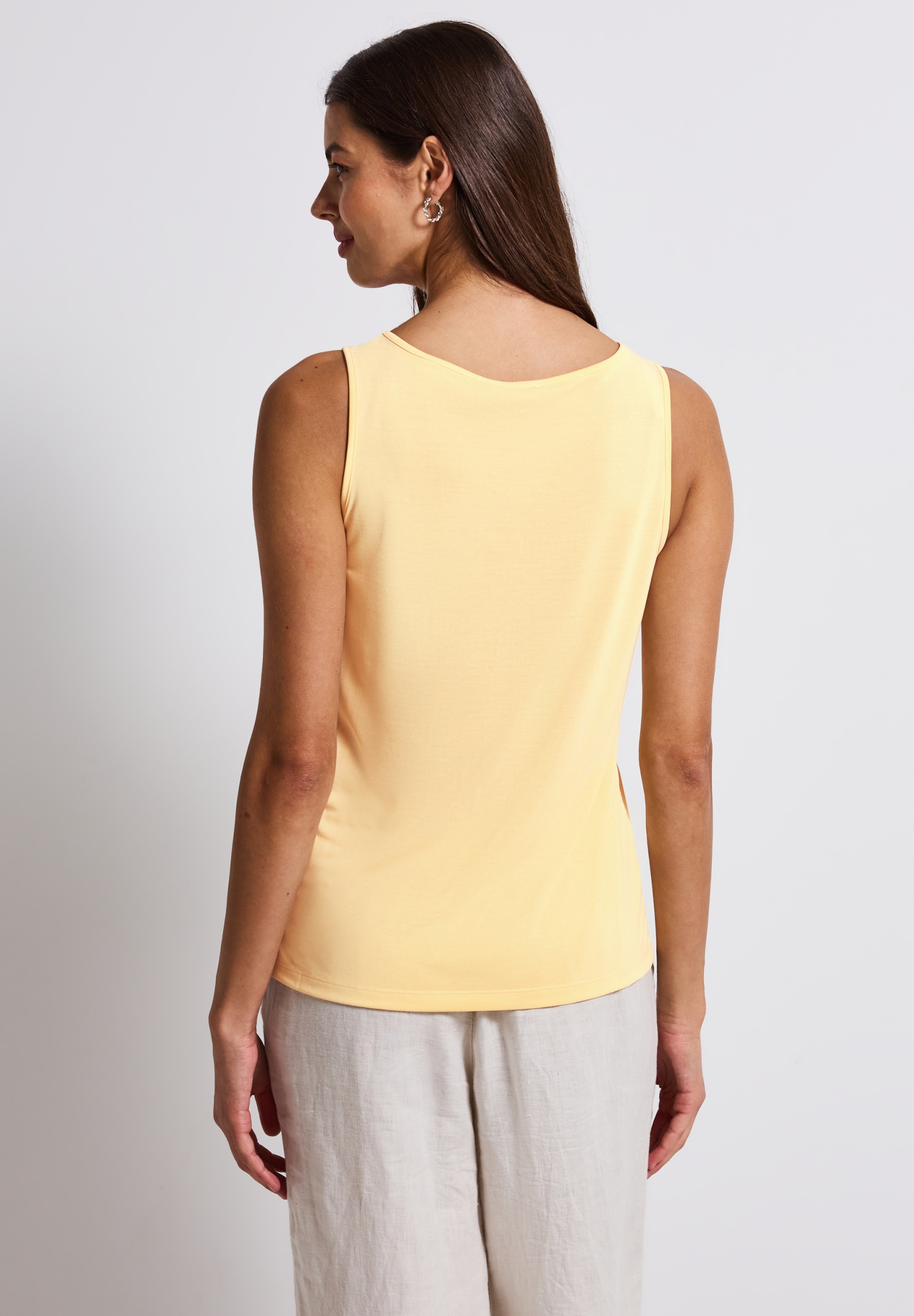 silk look top w.knot detail #4