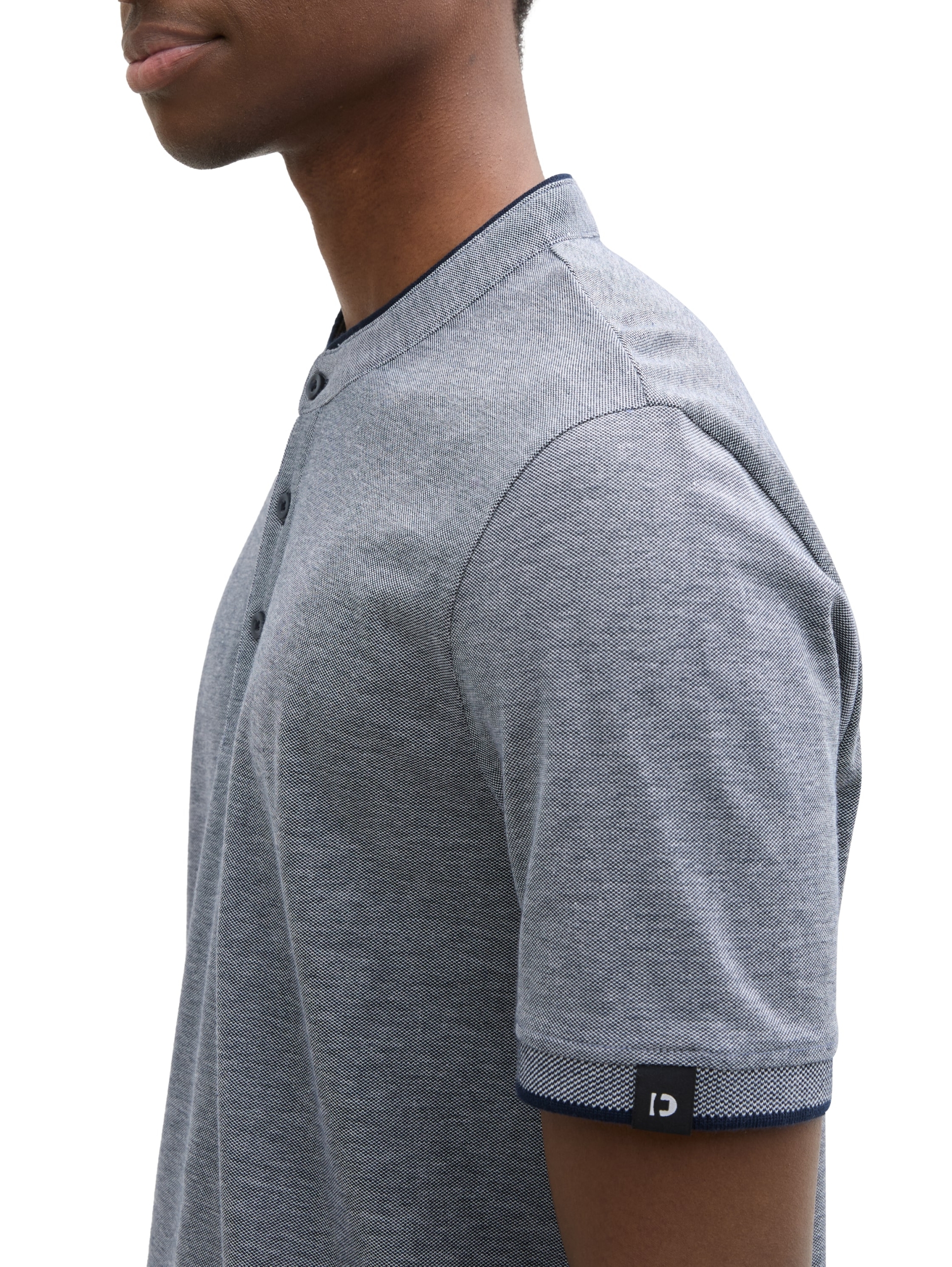 stand up collar polo #5
