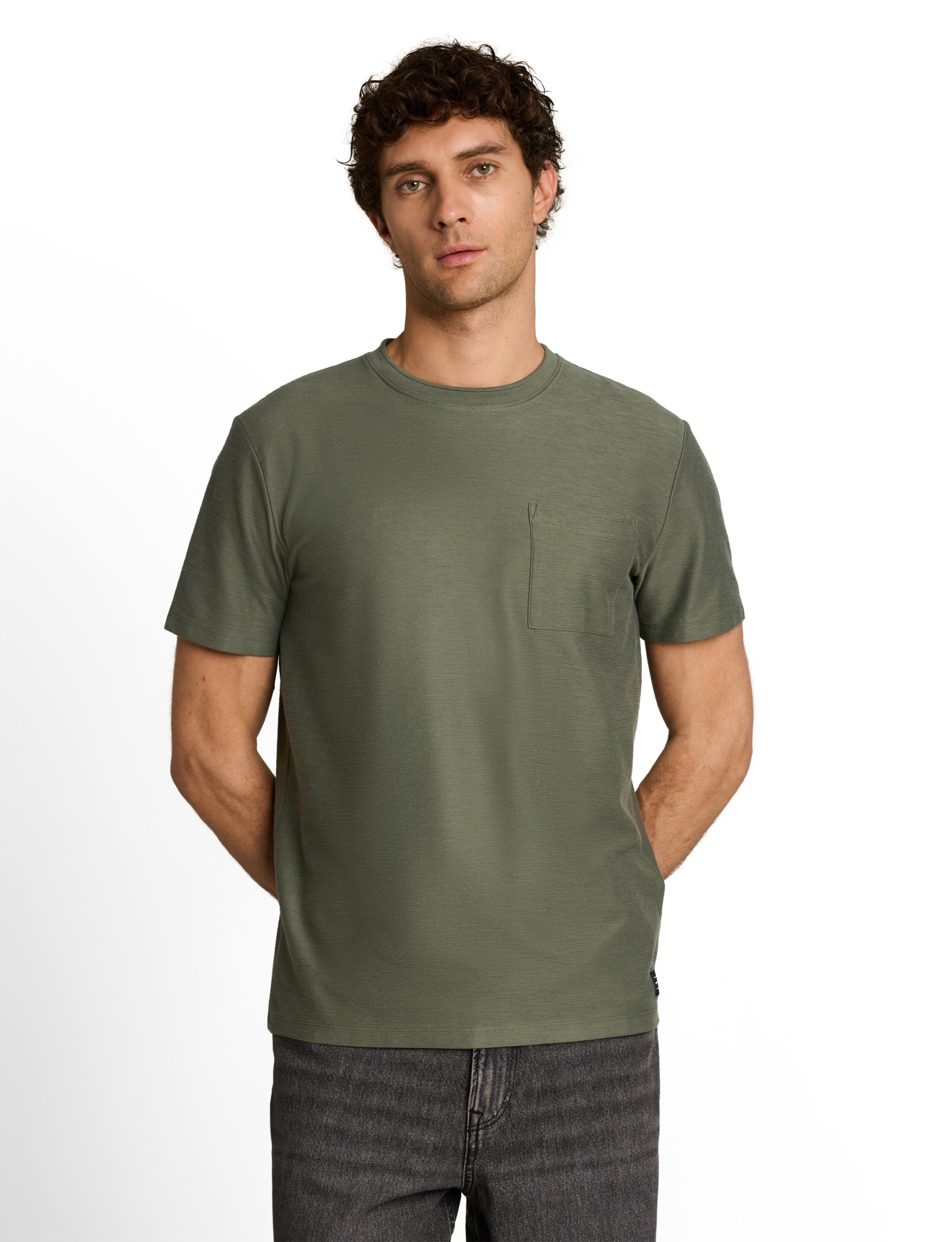 structured t-shirt with pocket #5