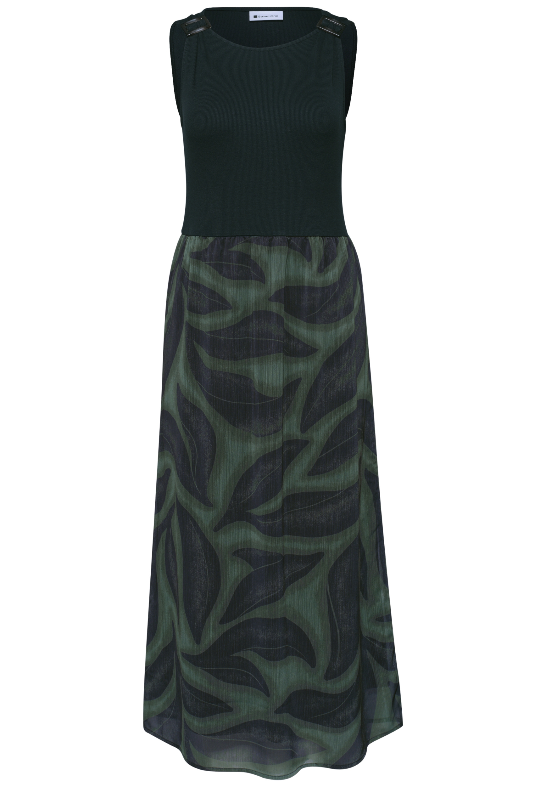 LTD QR Mat Mix Chiffon Dress_A #1