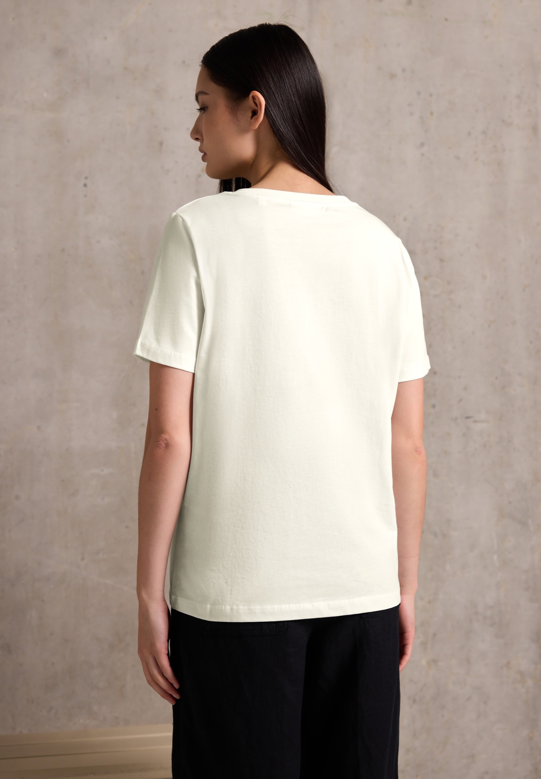 basic partprint shirt #4