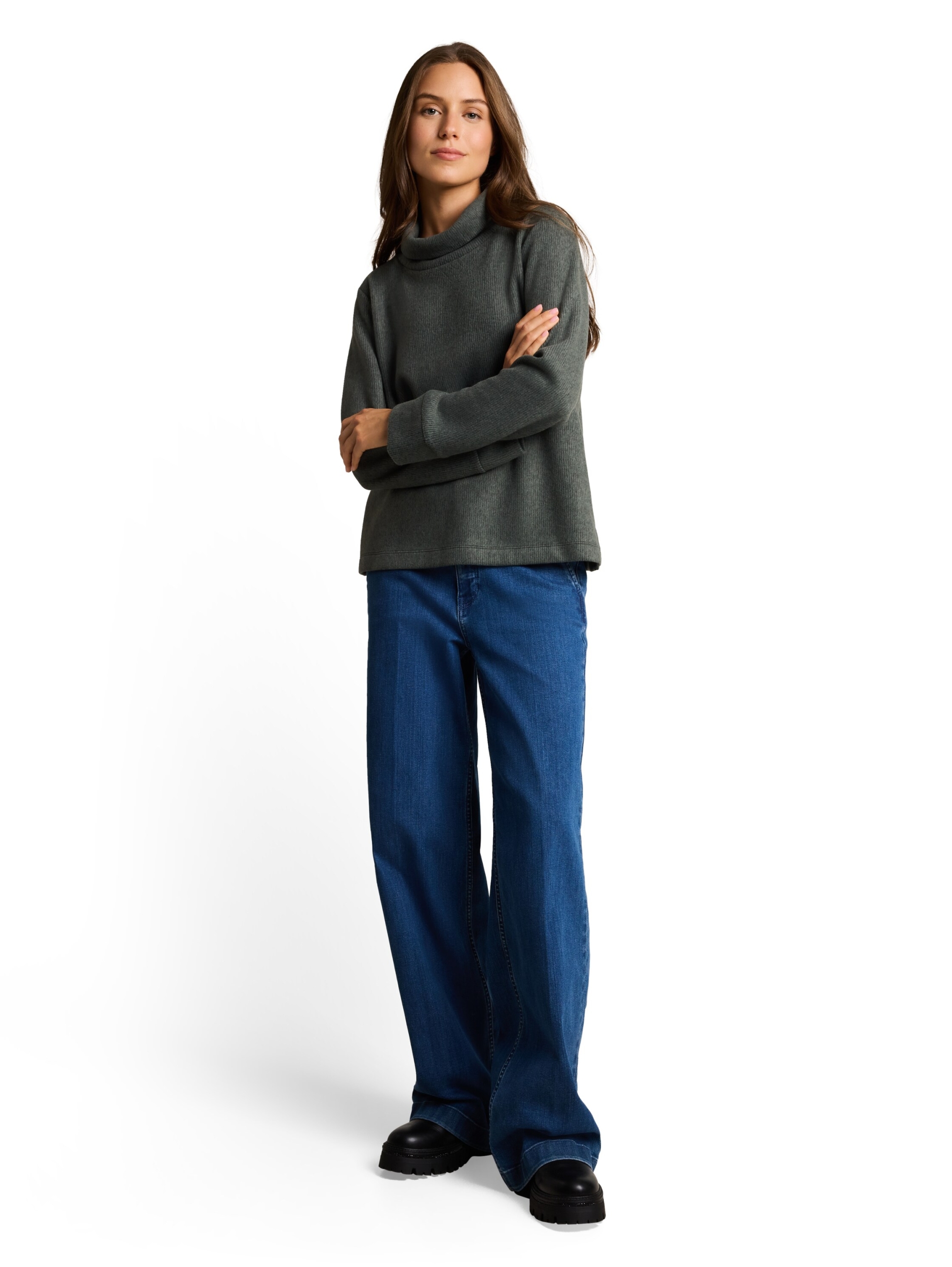Sweatshirt wide roll neck cosy #3