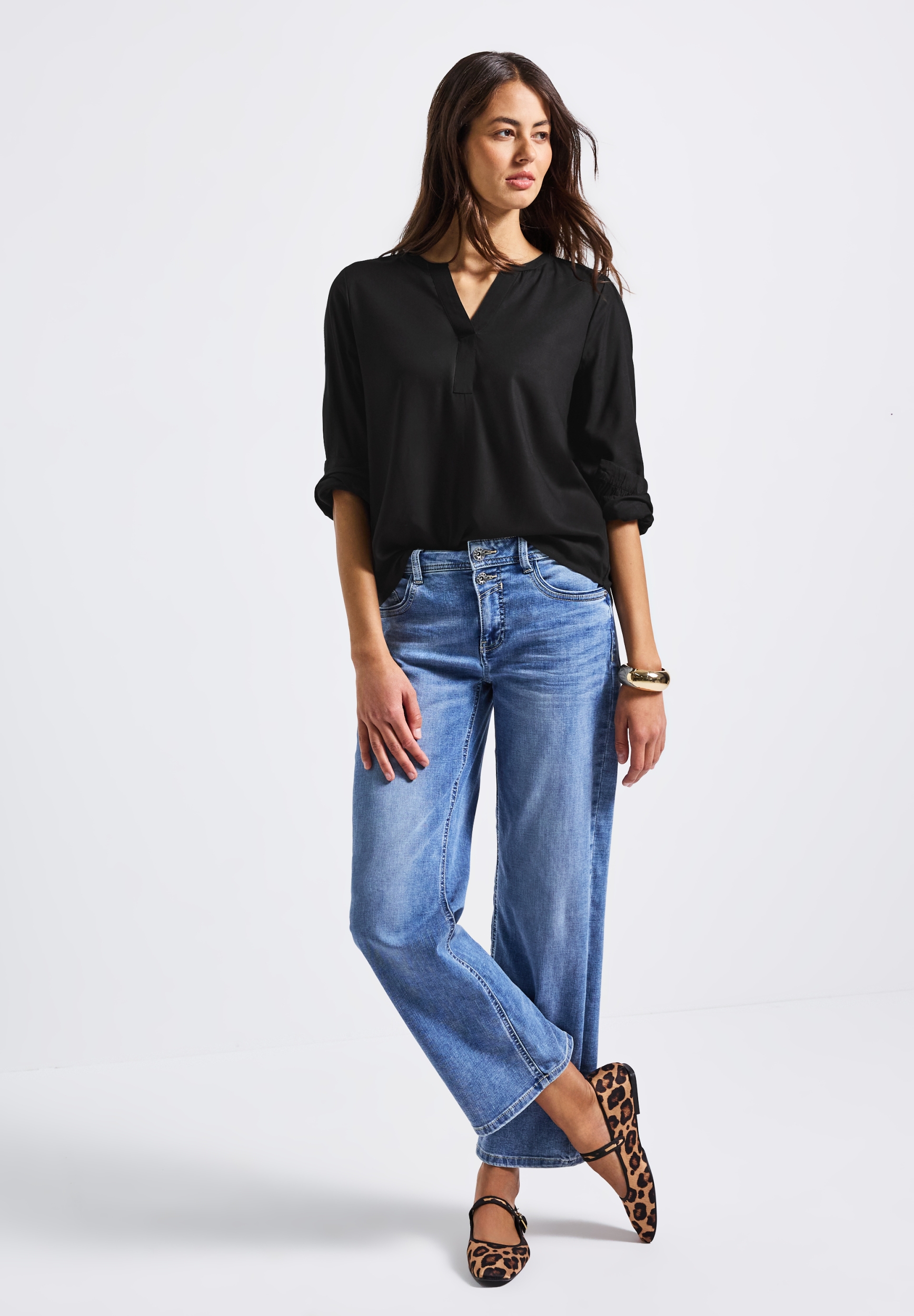 QR Splitneck tunic blouse UNI #5