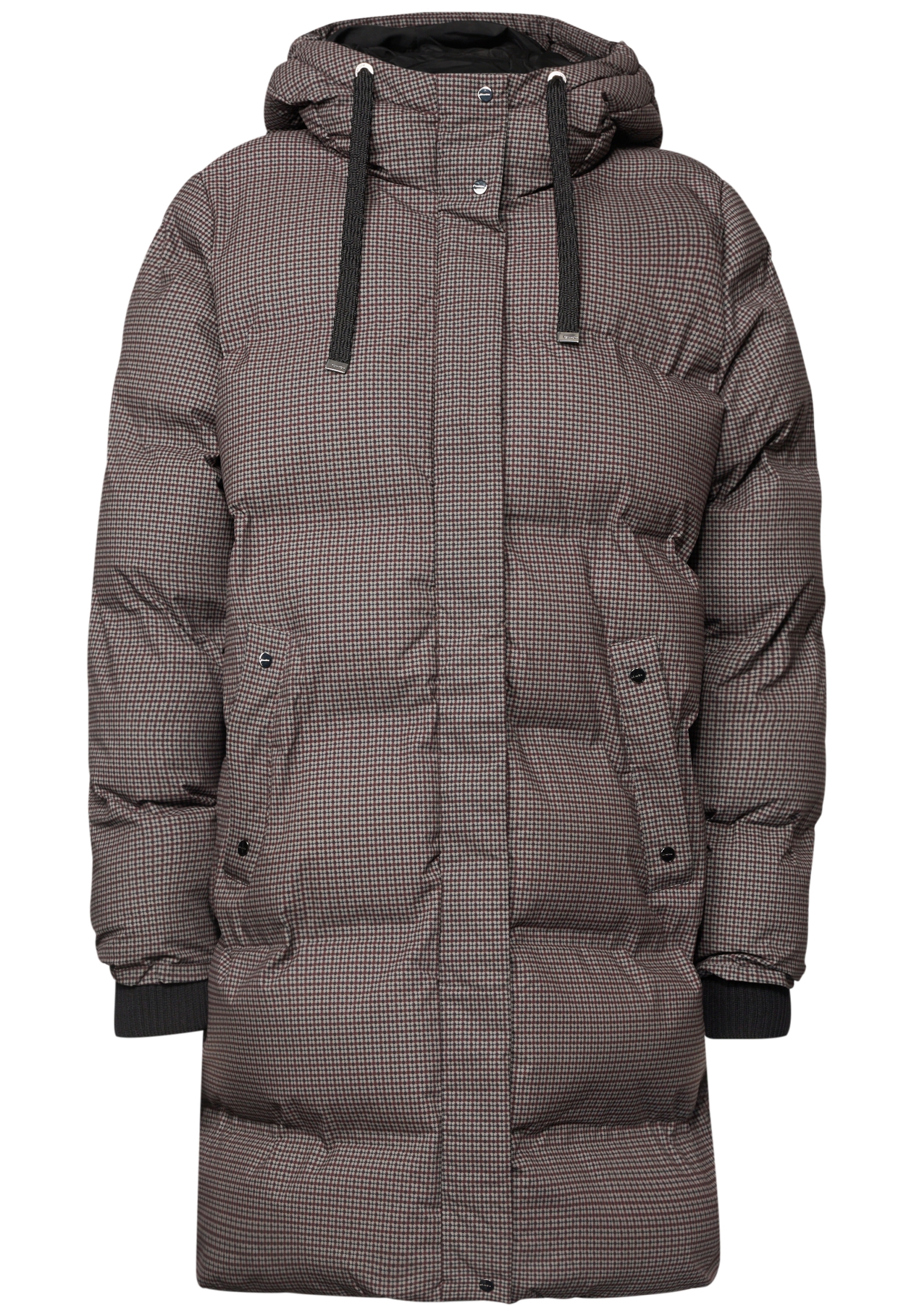 LTD QR Long Padded Jkt w. AOP #1