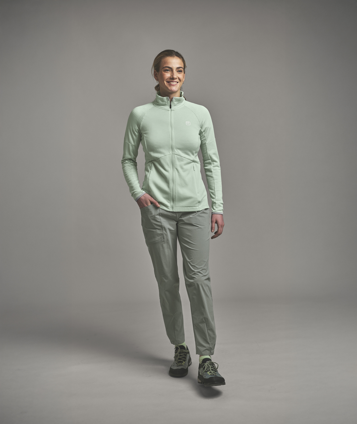 FLEECE LIGHT GRID JACKET W #3