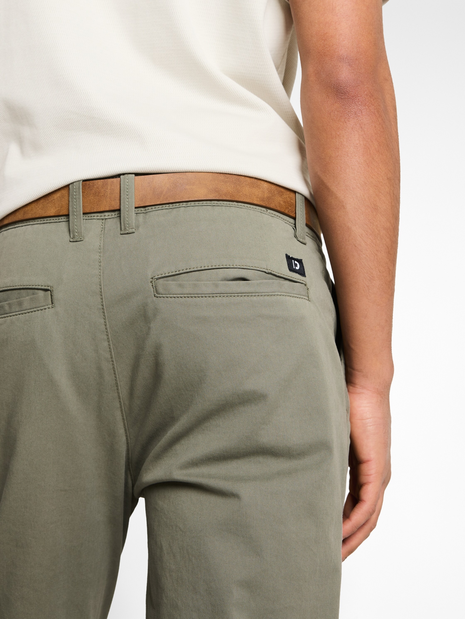 slim chino with belt #6