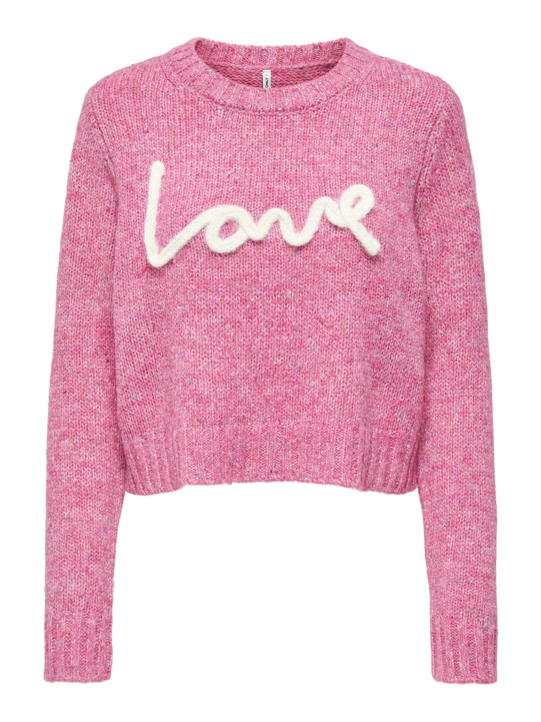 ONLSMILLA LS TEXT DETAIL O-NECK CCKNT #1