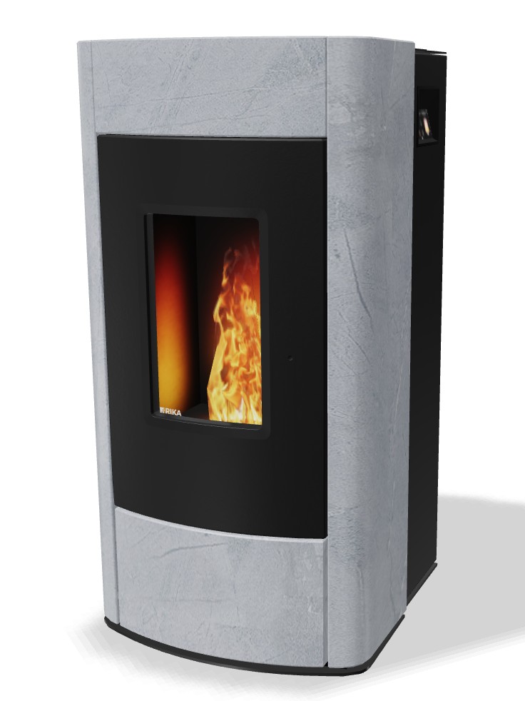 REVO III, Speckstein, Rauchrohranschluss hinten #1