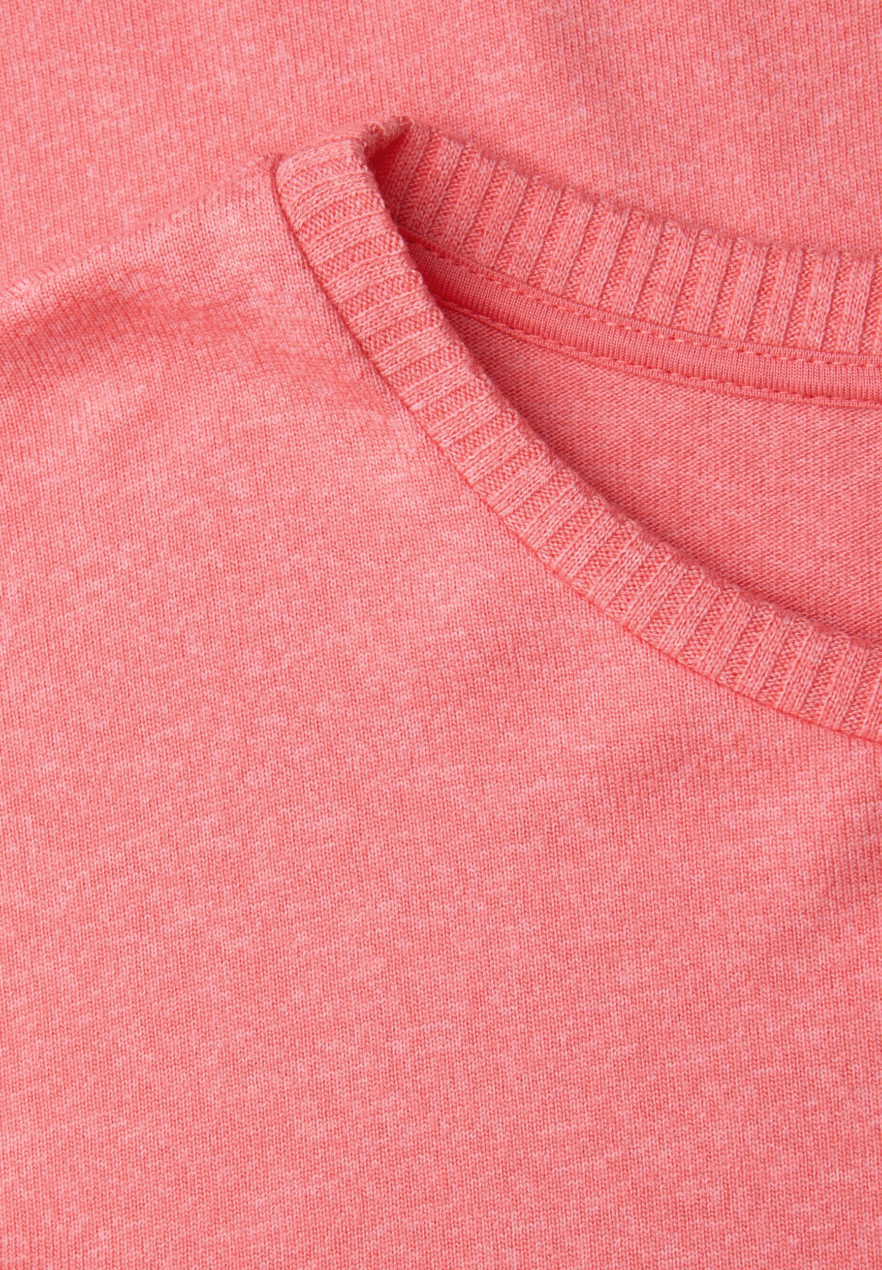 melange shirt w.rib details #2