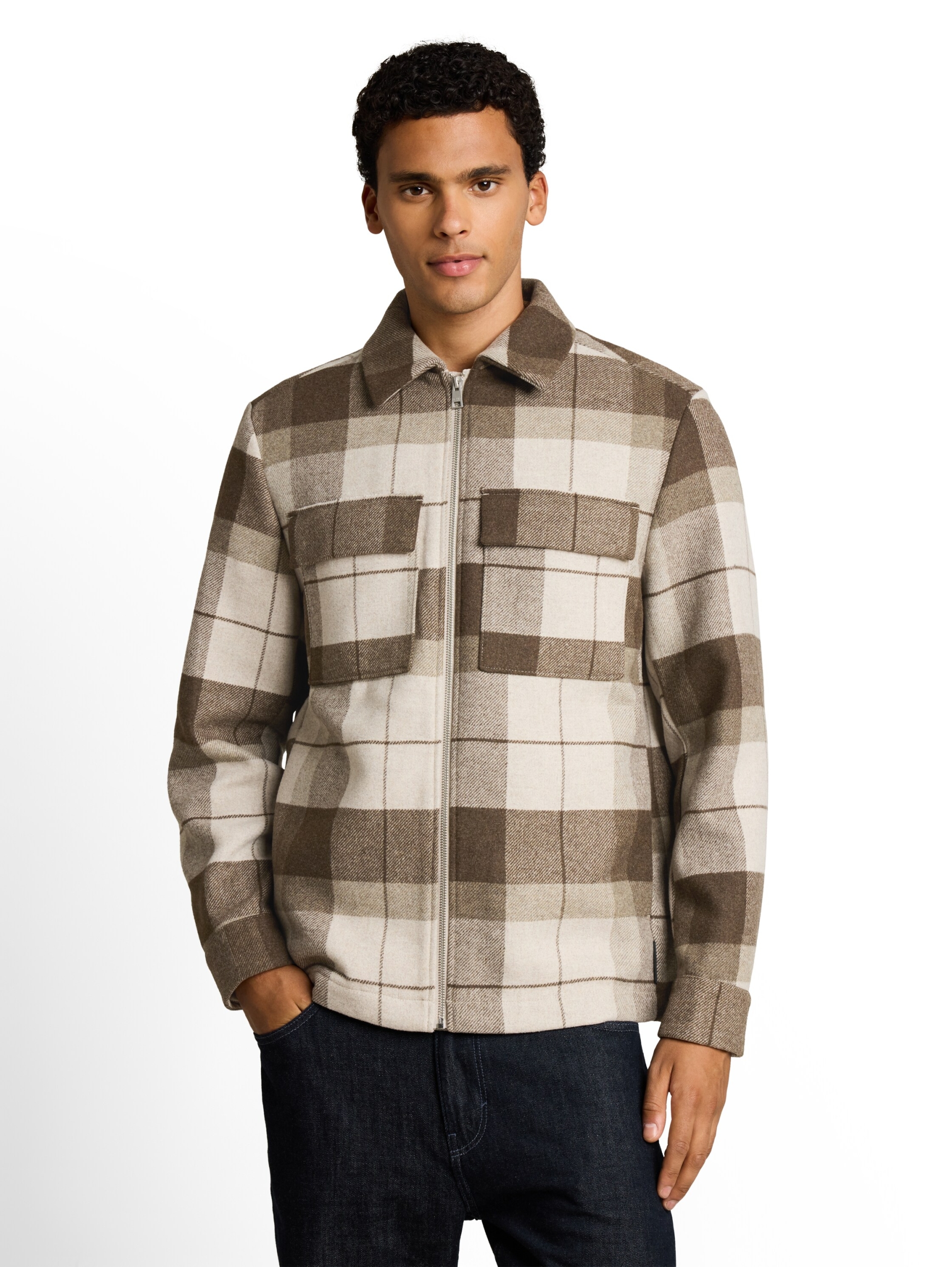 wool optic overshirt #5