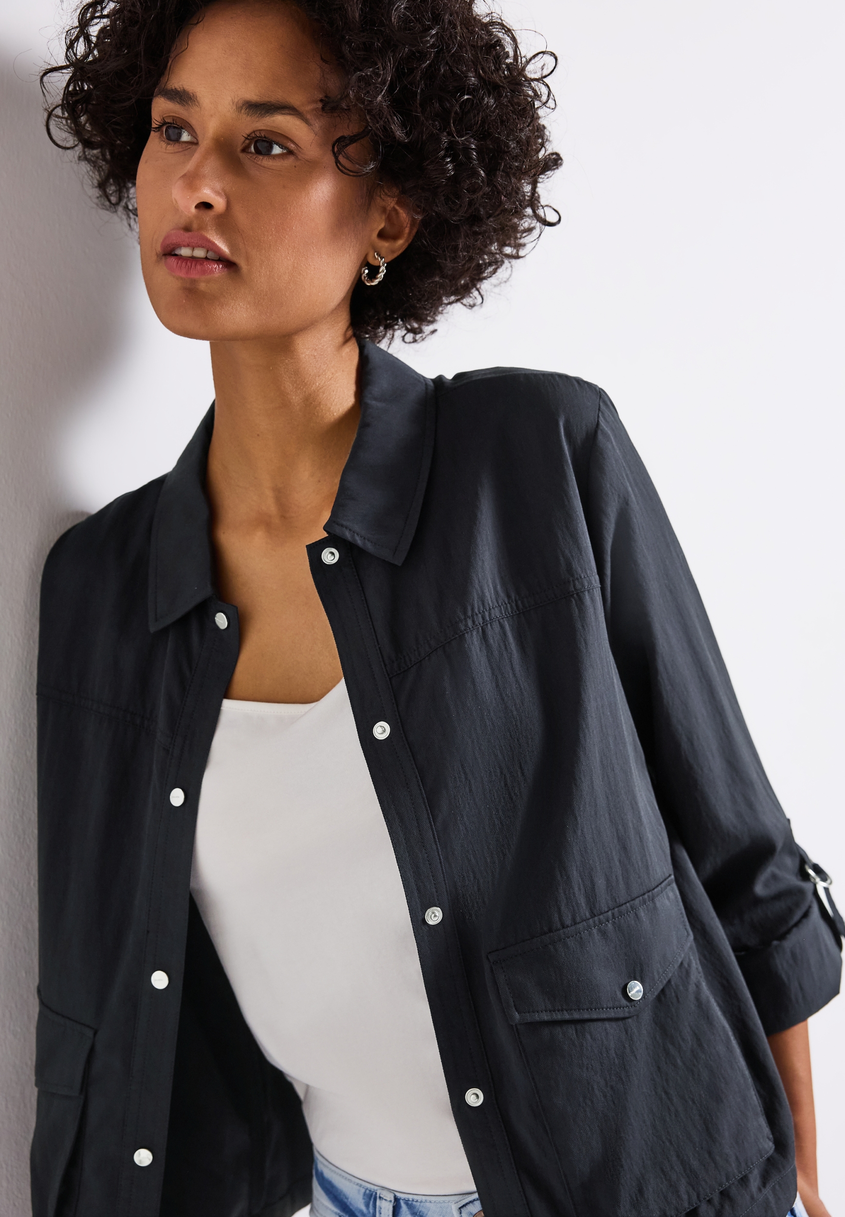 Light Structured Jkt w. Turn U #7