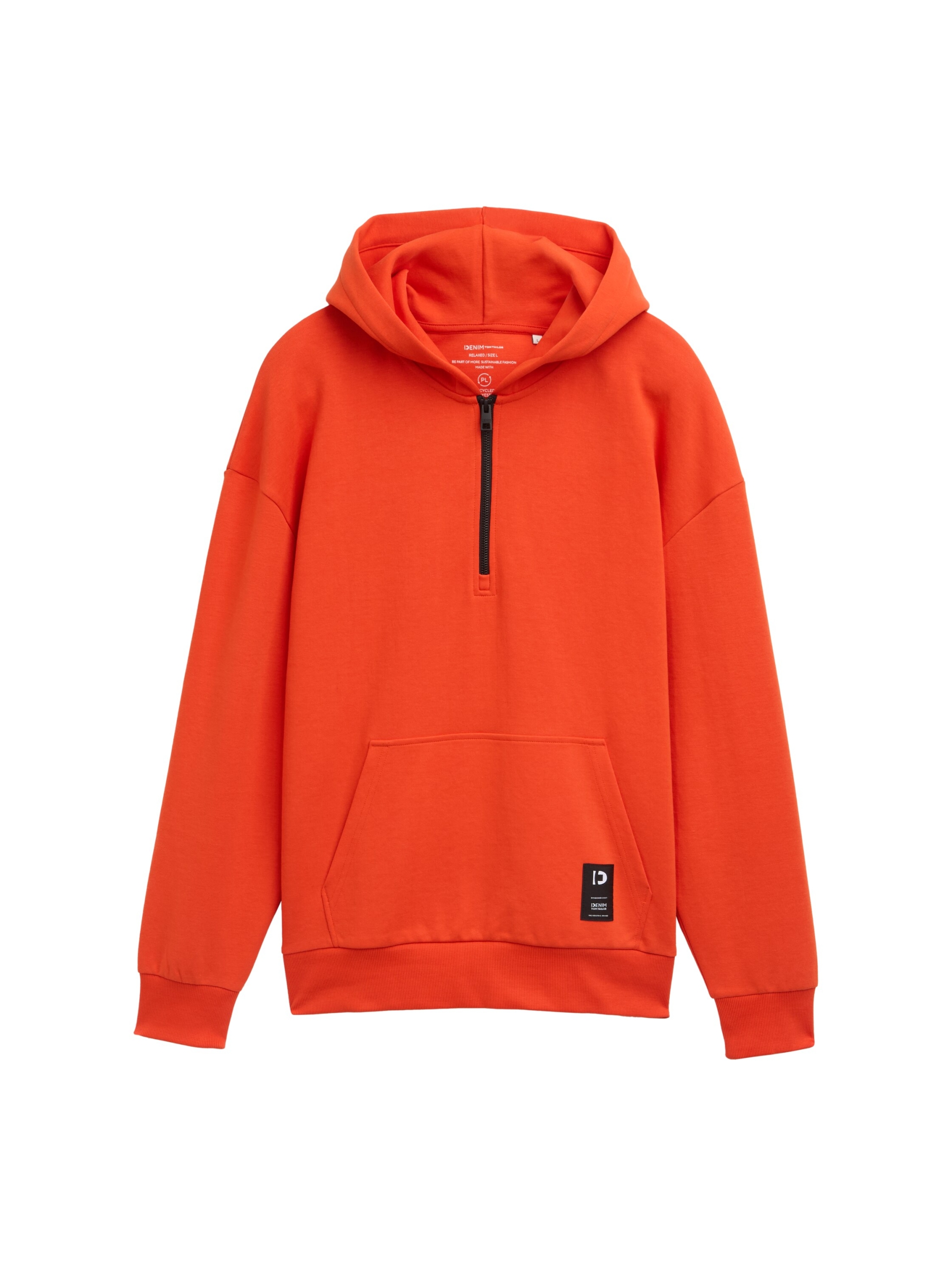Relaxed Fit Hoodie Sweatshirt mit Reißverschluss #1