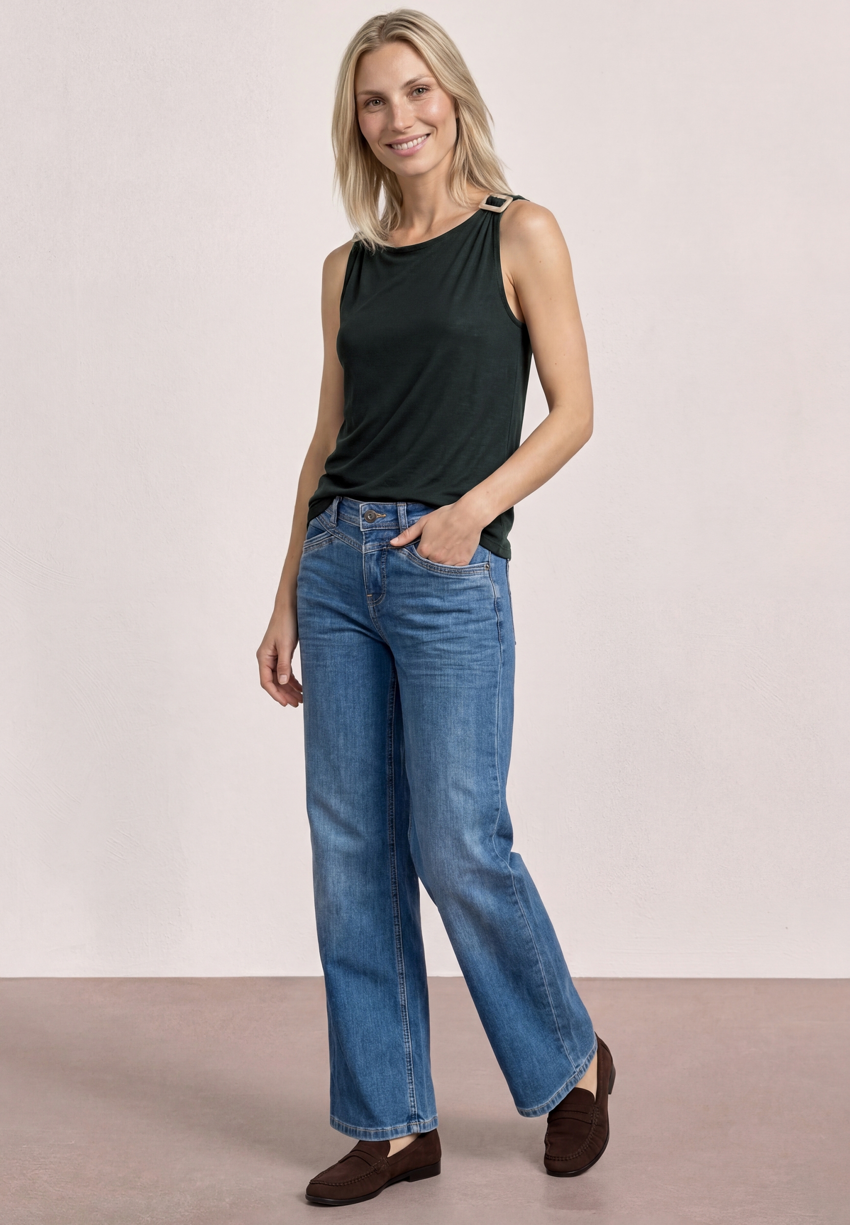 LTD QR slub jersey top w.shoul #5