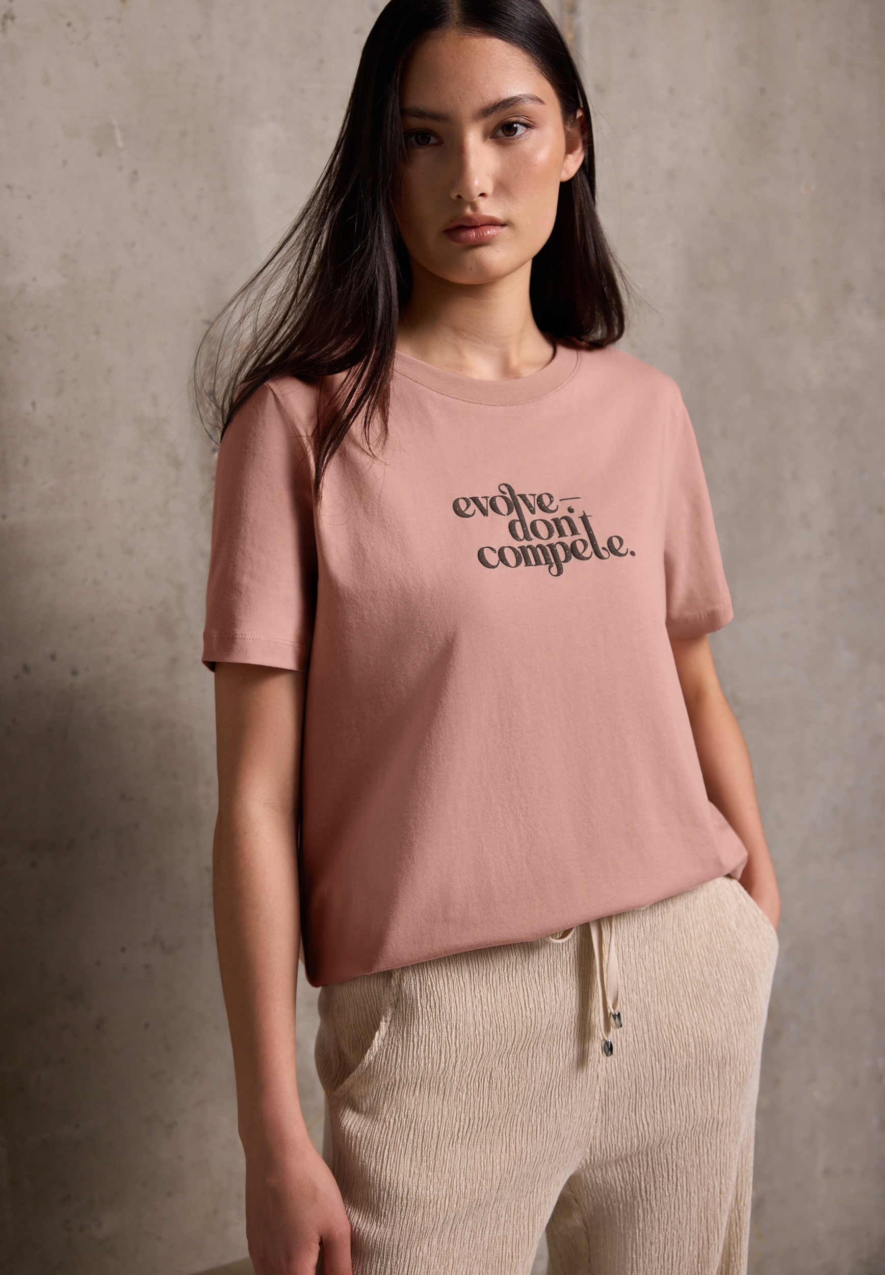 basic partprint shirt #3