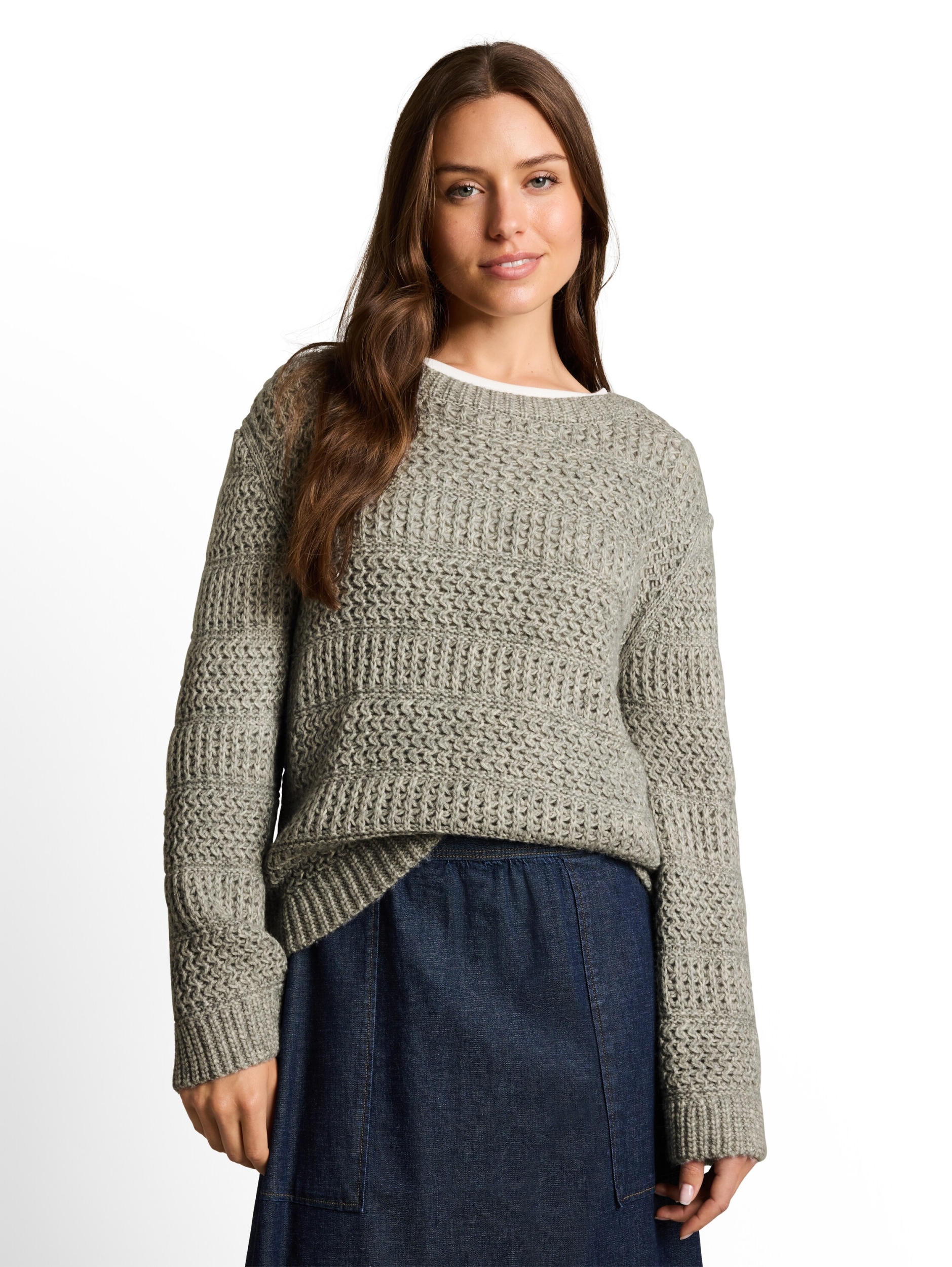 knit chunky structured sweater #5