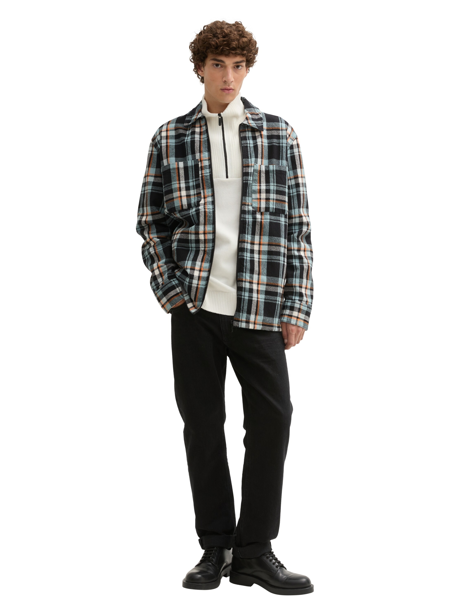 Overshirt mit Karomuster #3