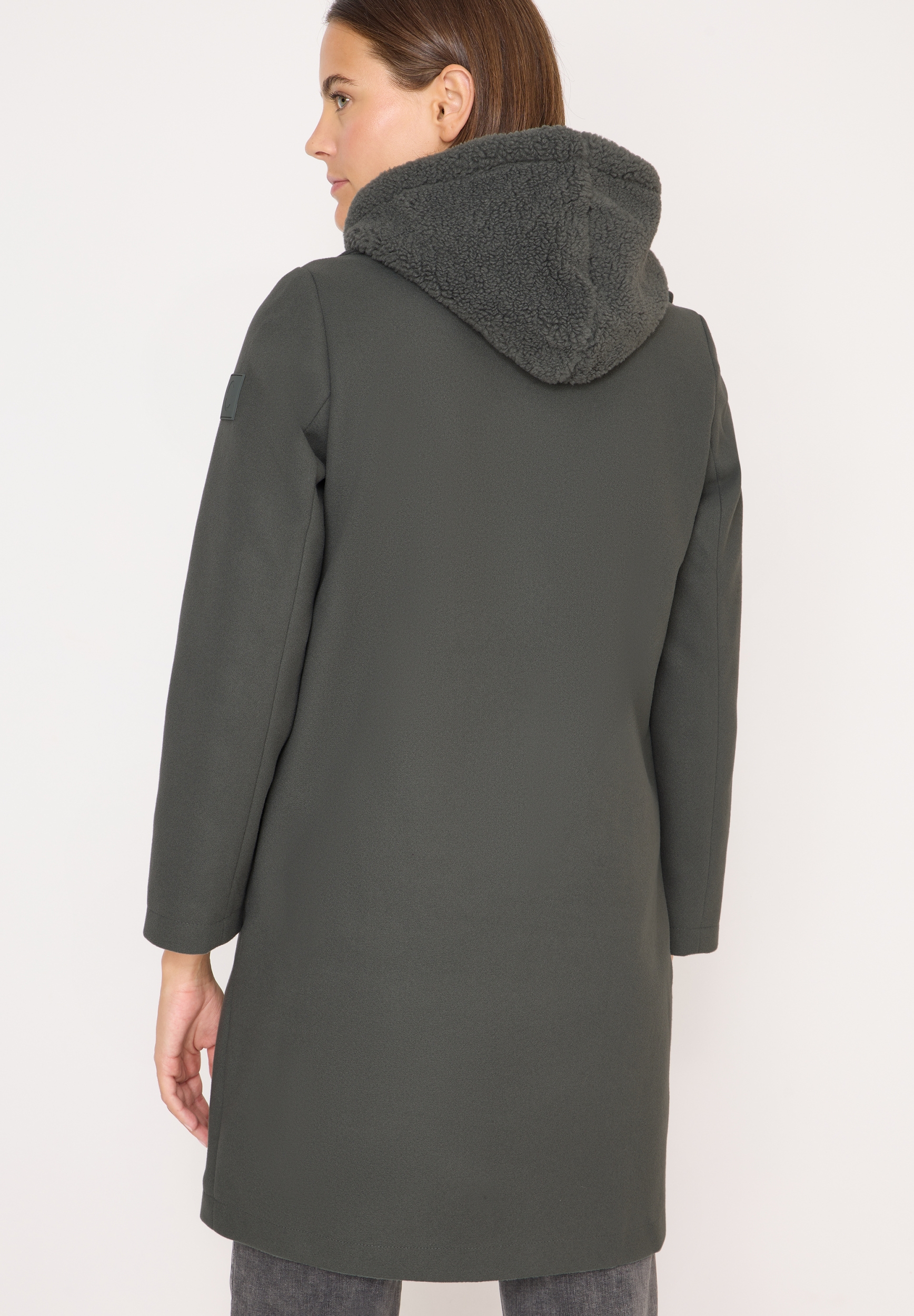 Fake Wool Coat w. detachable T #4