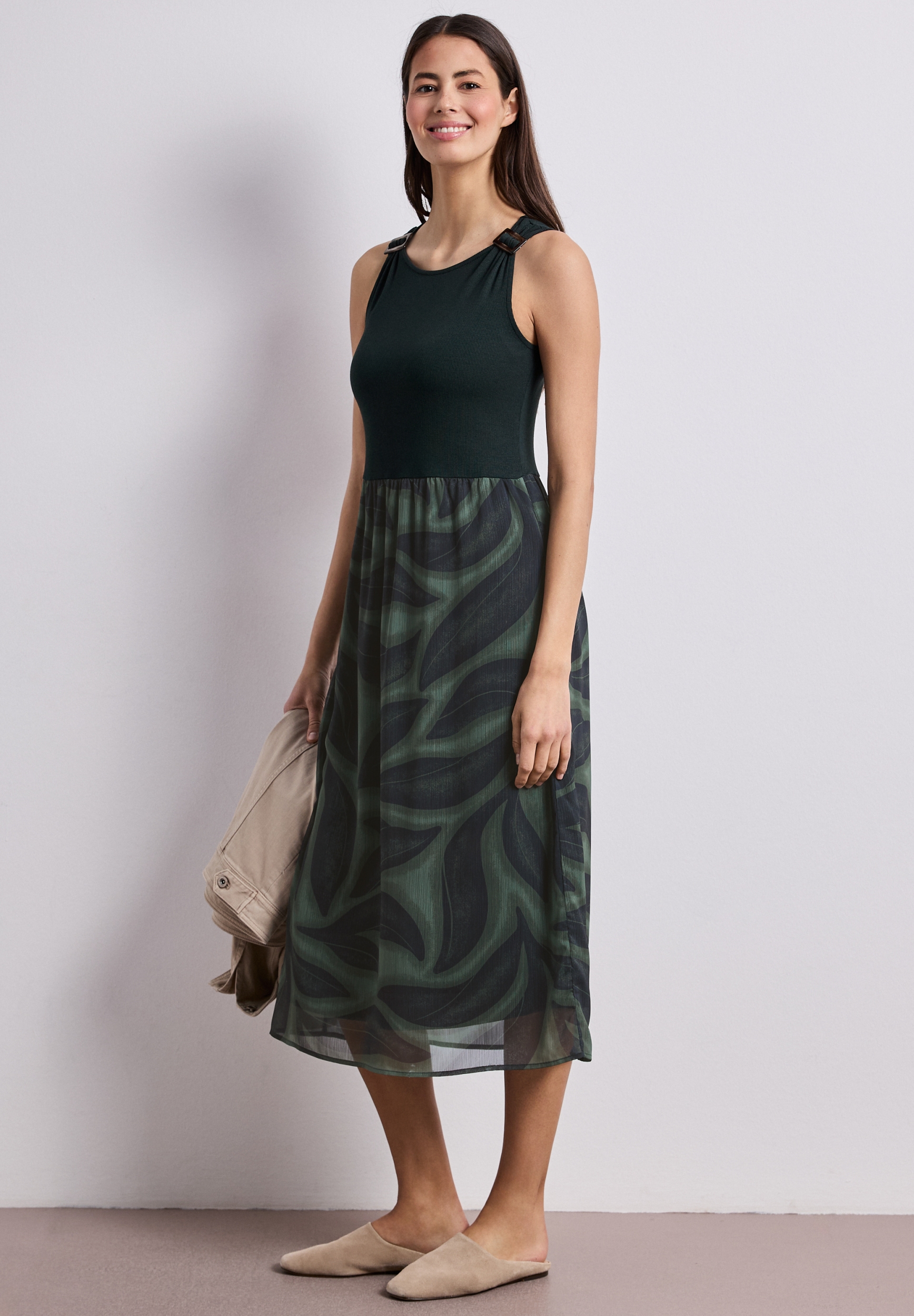 LTD QR Mat Mix Chiffon Dress_A #3