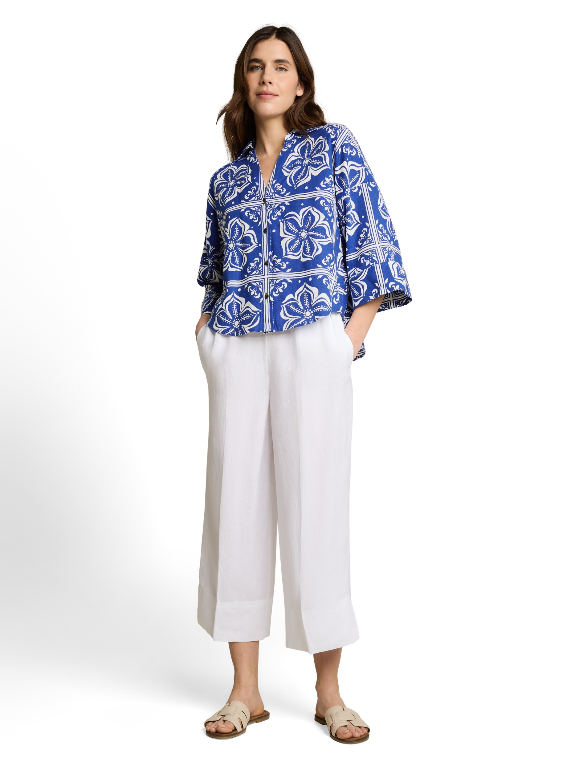 blouse loose fit with linen #3