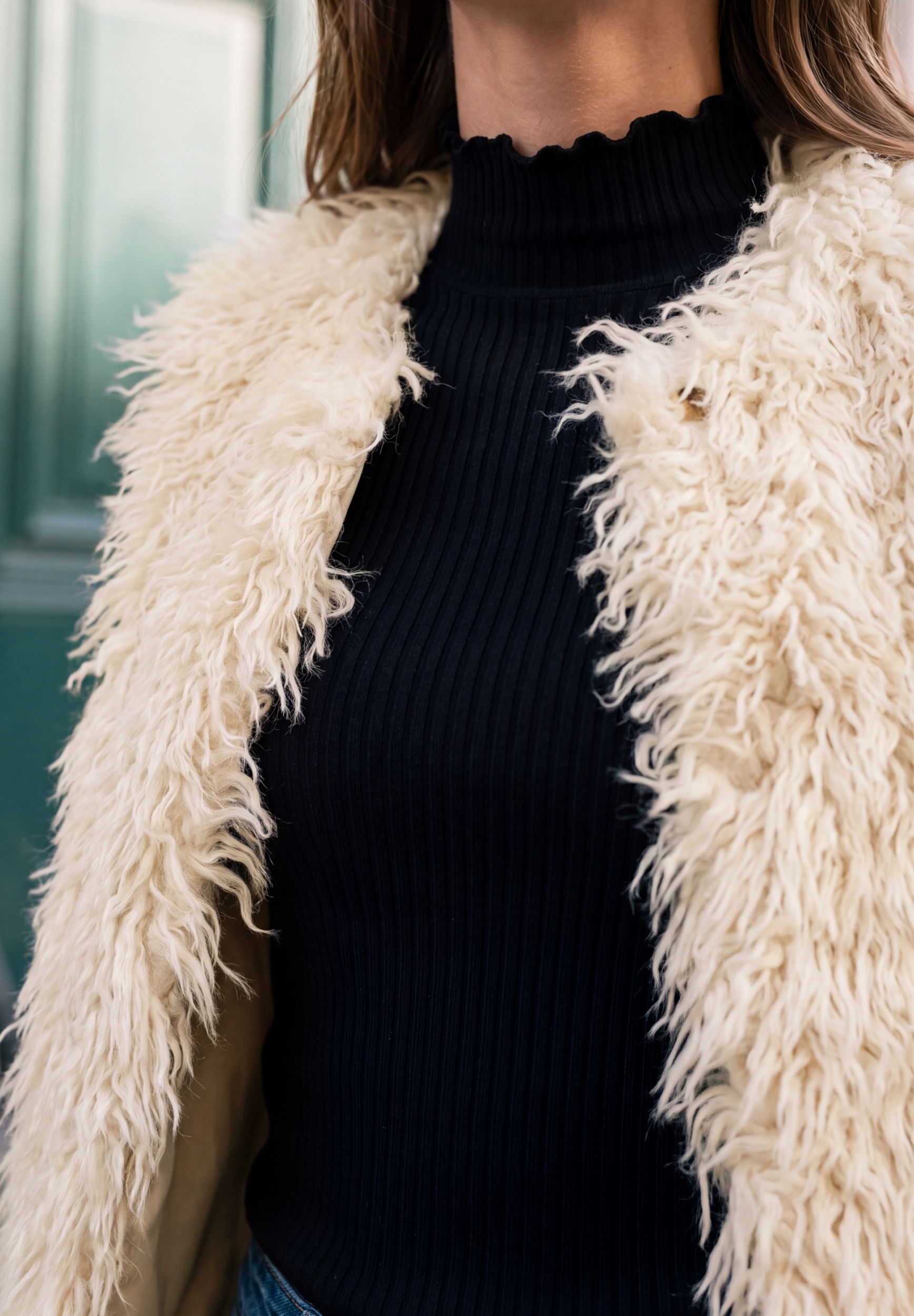 Studio Fake Fur Vest #7