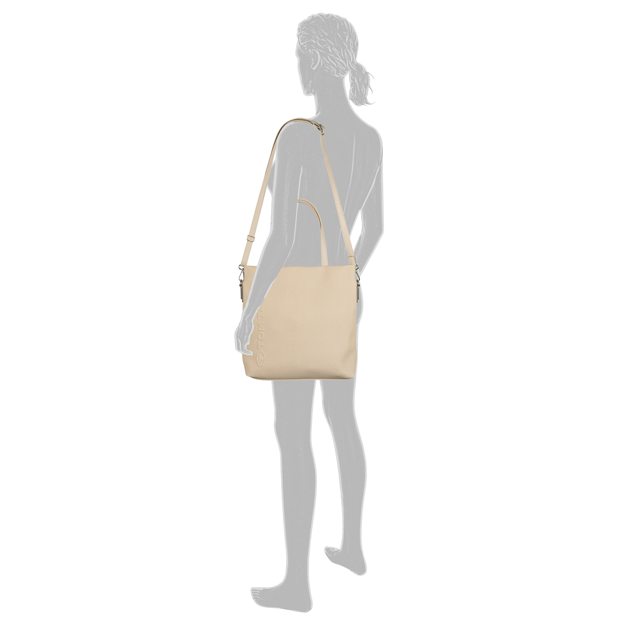 Rosa, Zip shopper M, beige #4