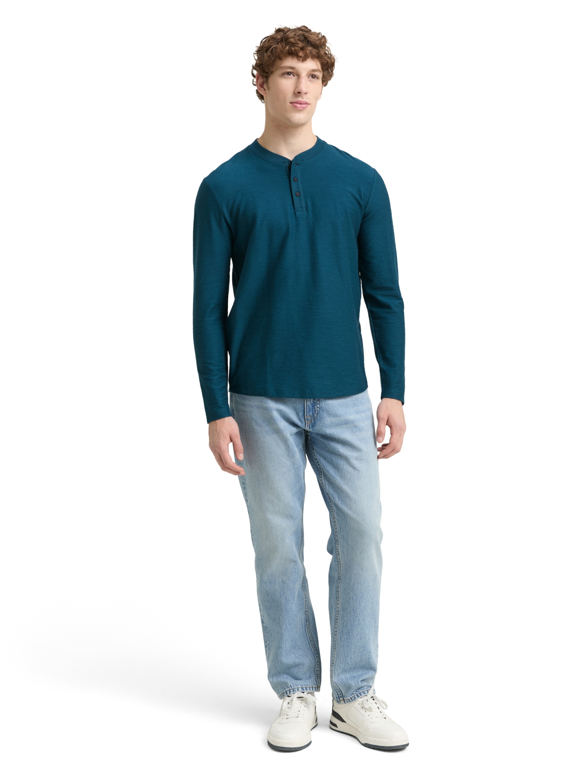 structured longsleeve henley #3