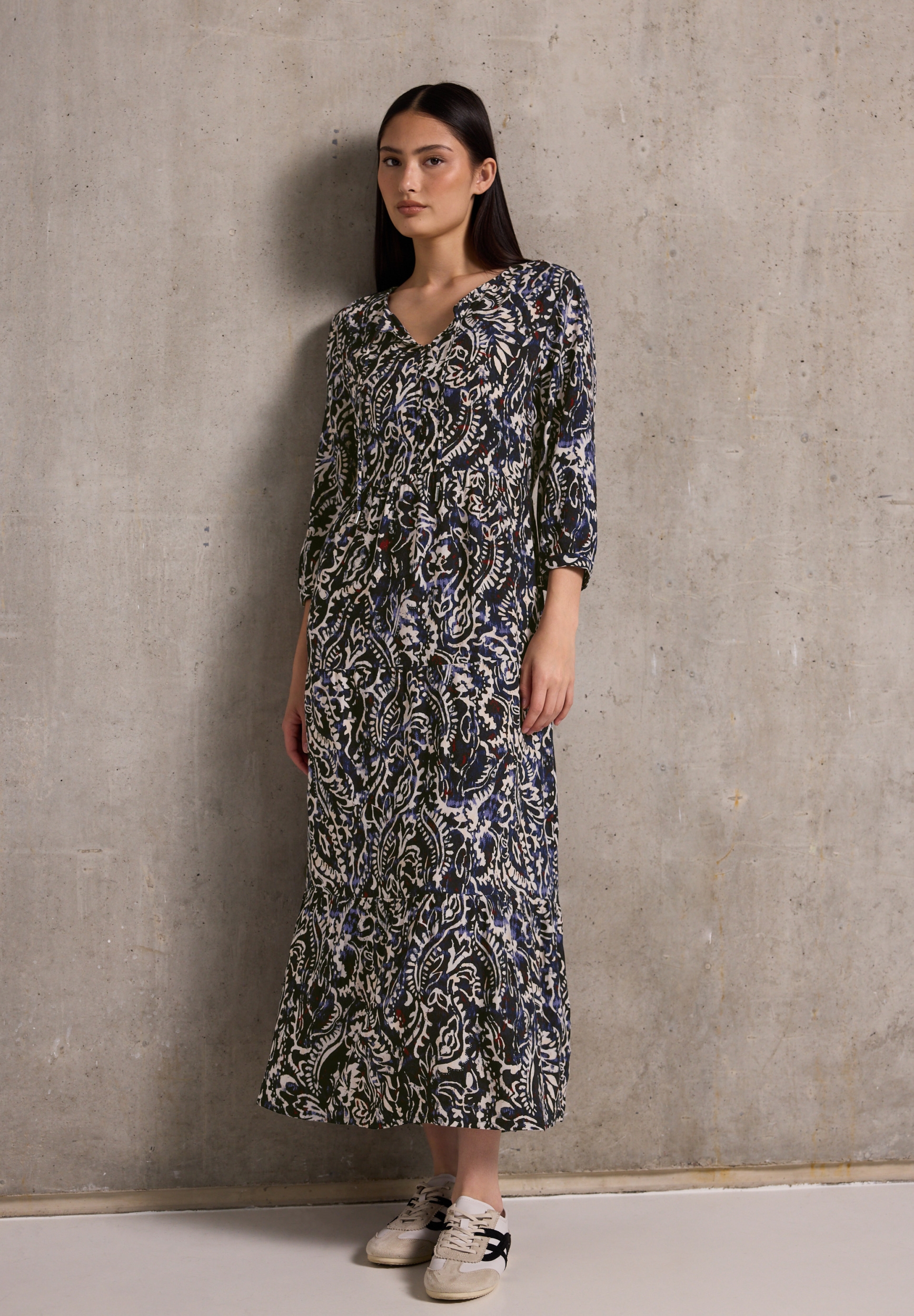 Viscose Maxi Dress_AOP #3