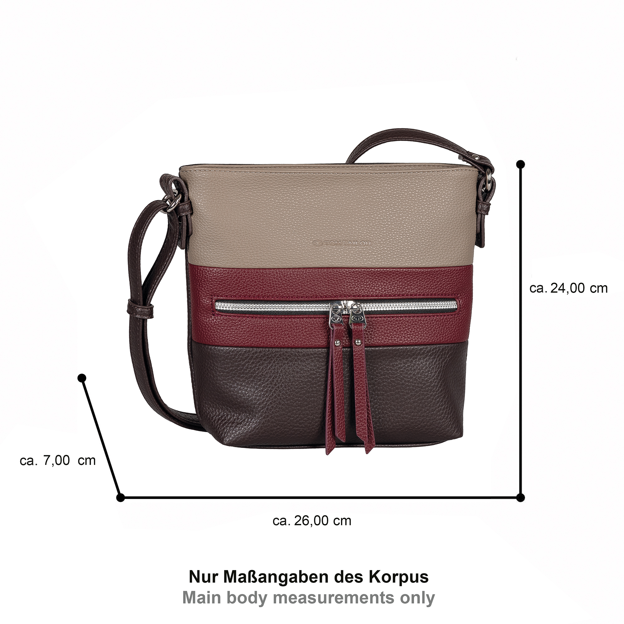 Ellen, Cross bag M, dark brown #5