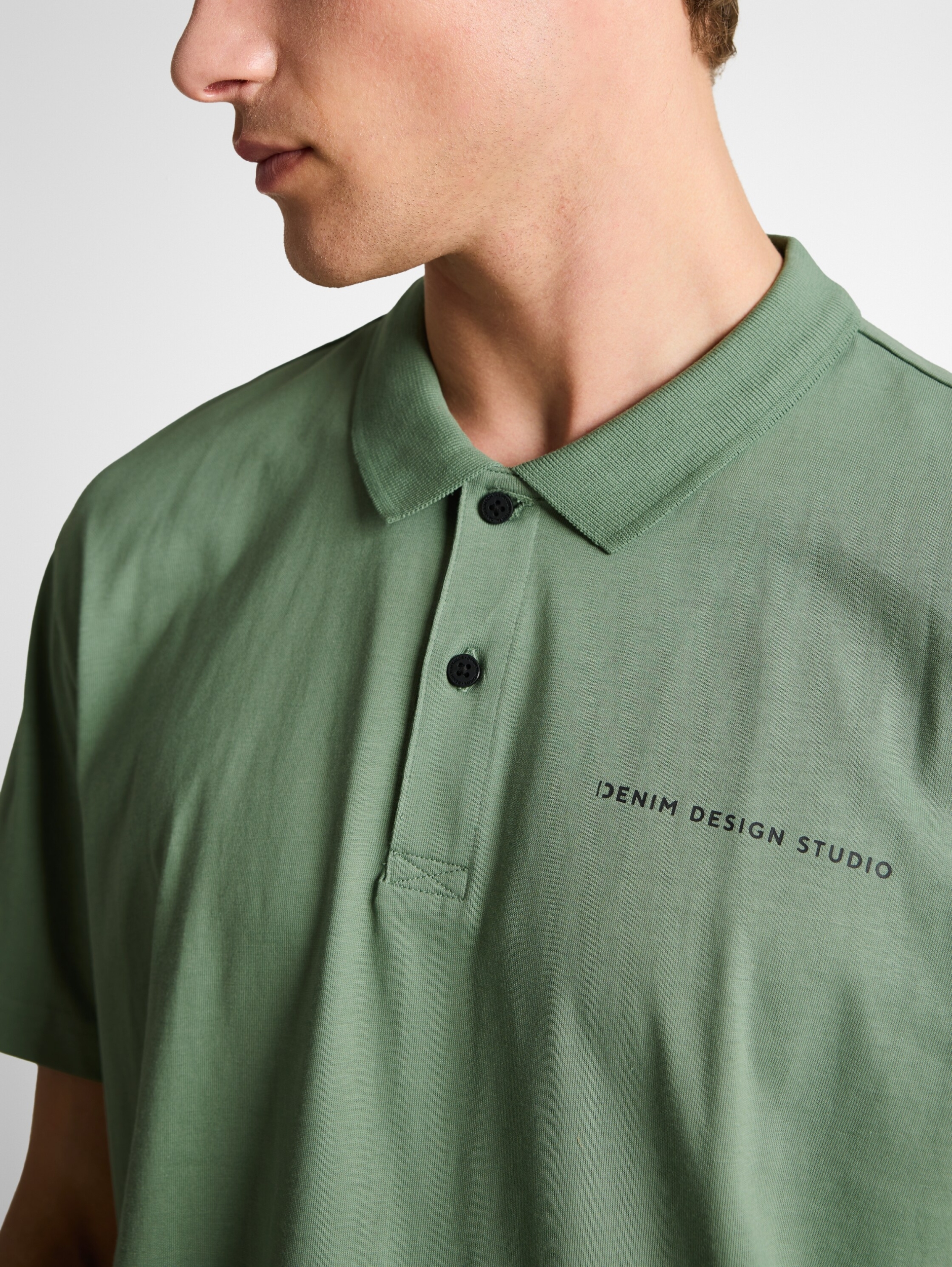 relaxed jersey polo #5