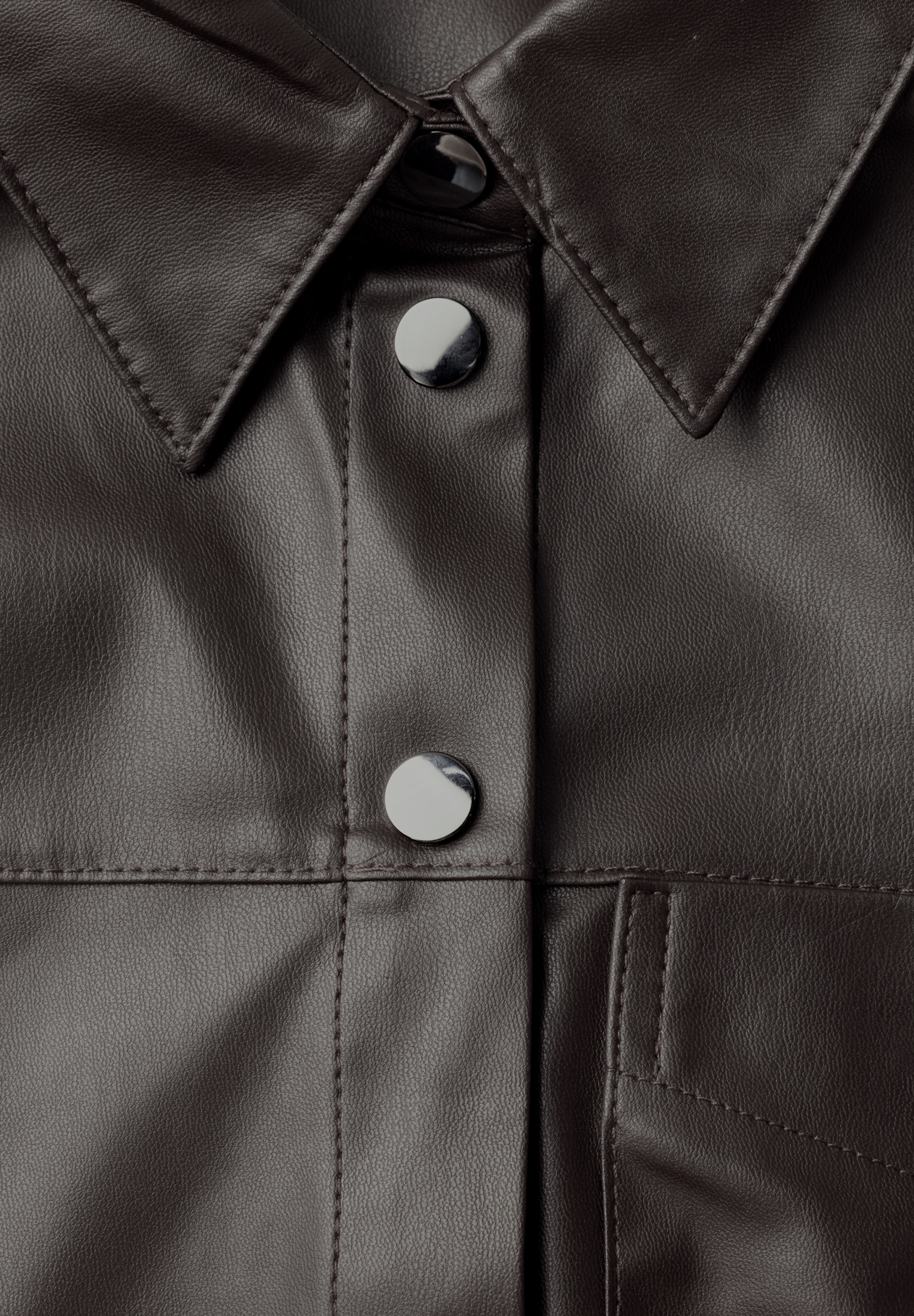 EOS_PU Shirtcollar Blouse w. p #2