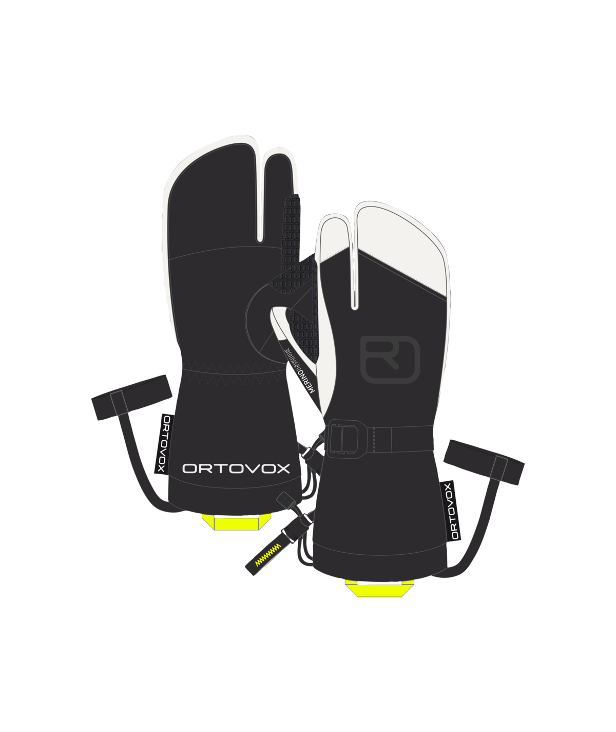 MER. FREERIDE 3 FINGER GLOVE M