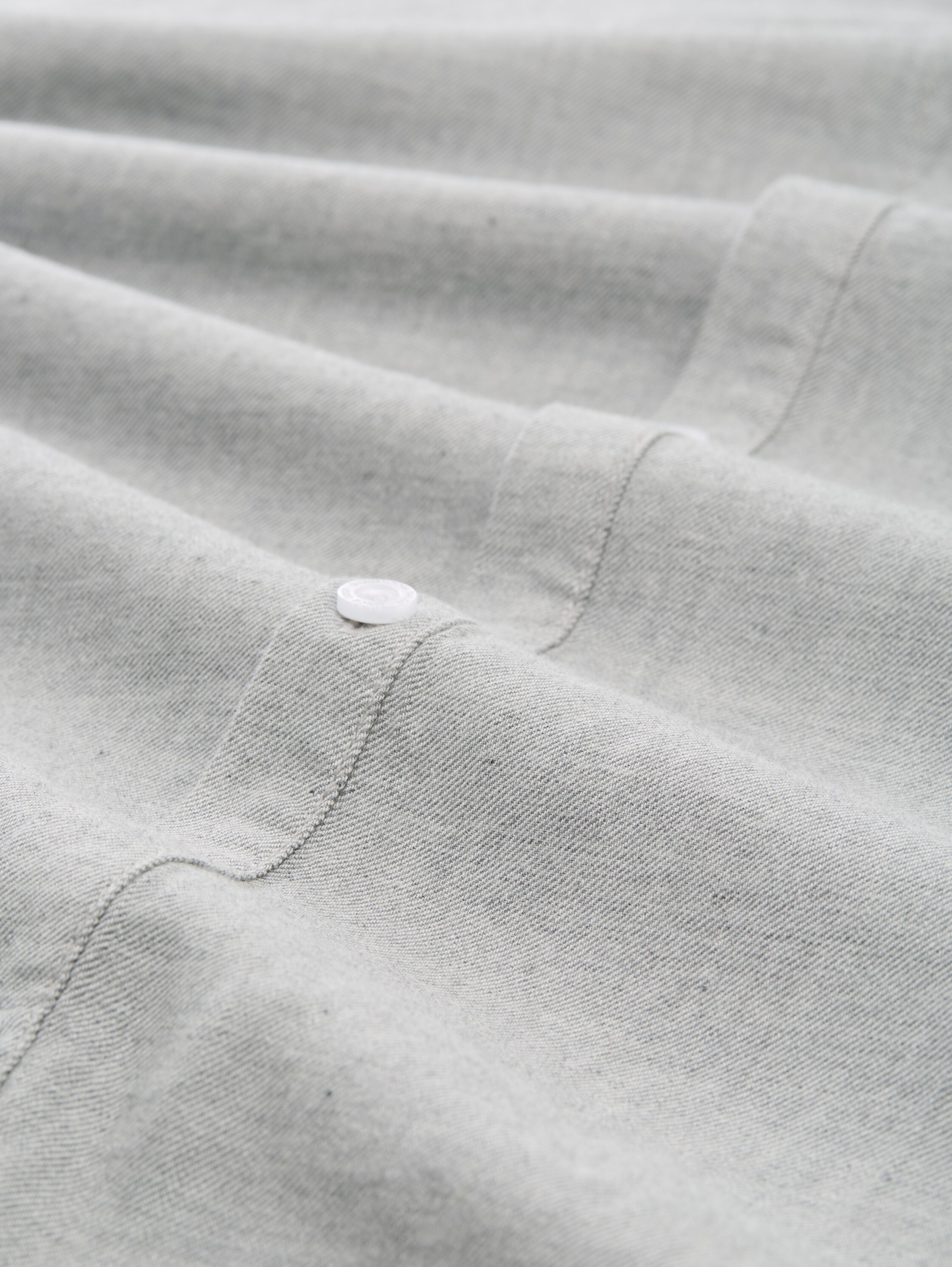 fitted twill melange shirt #2