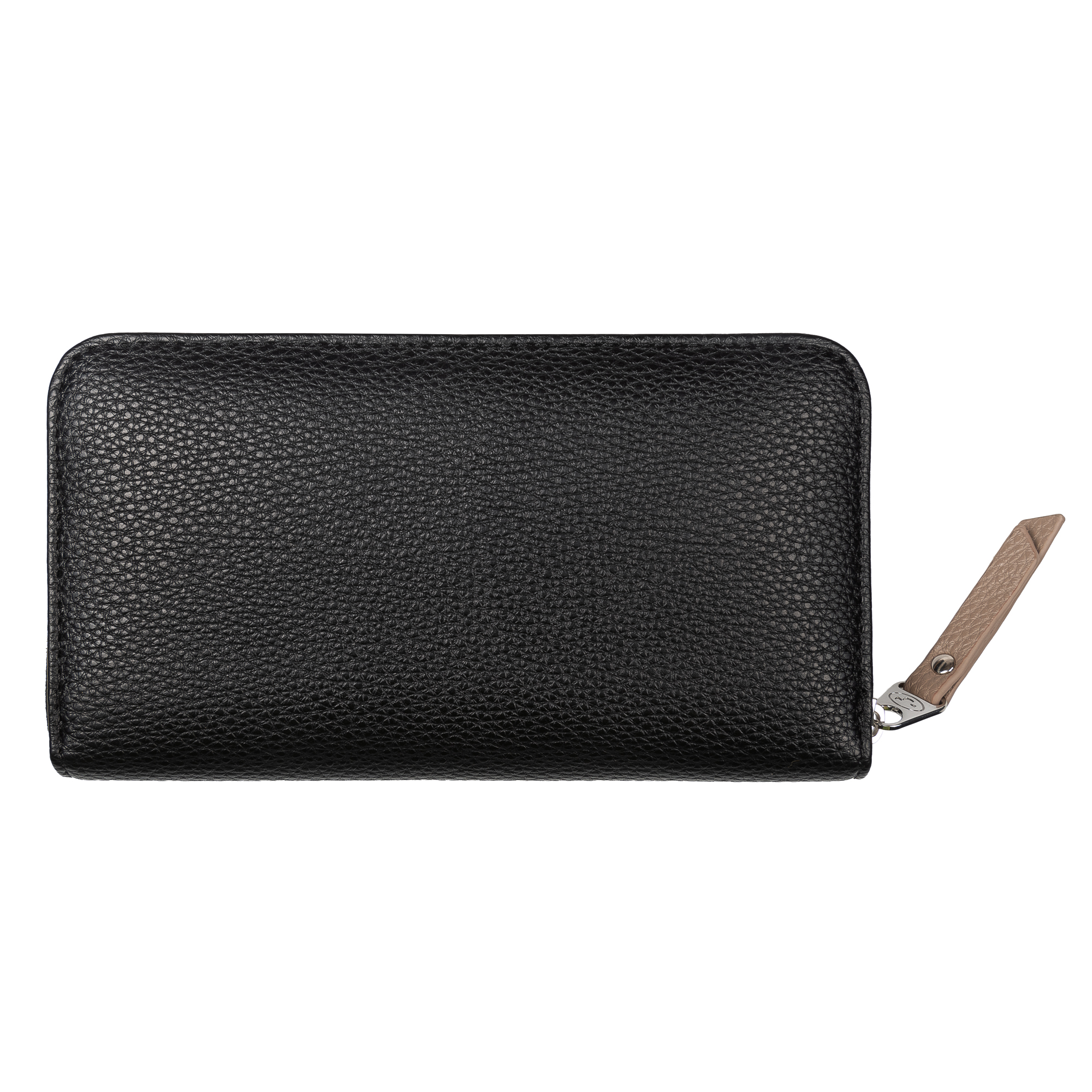 Ellen, Long zip wallet, flower black #2
