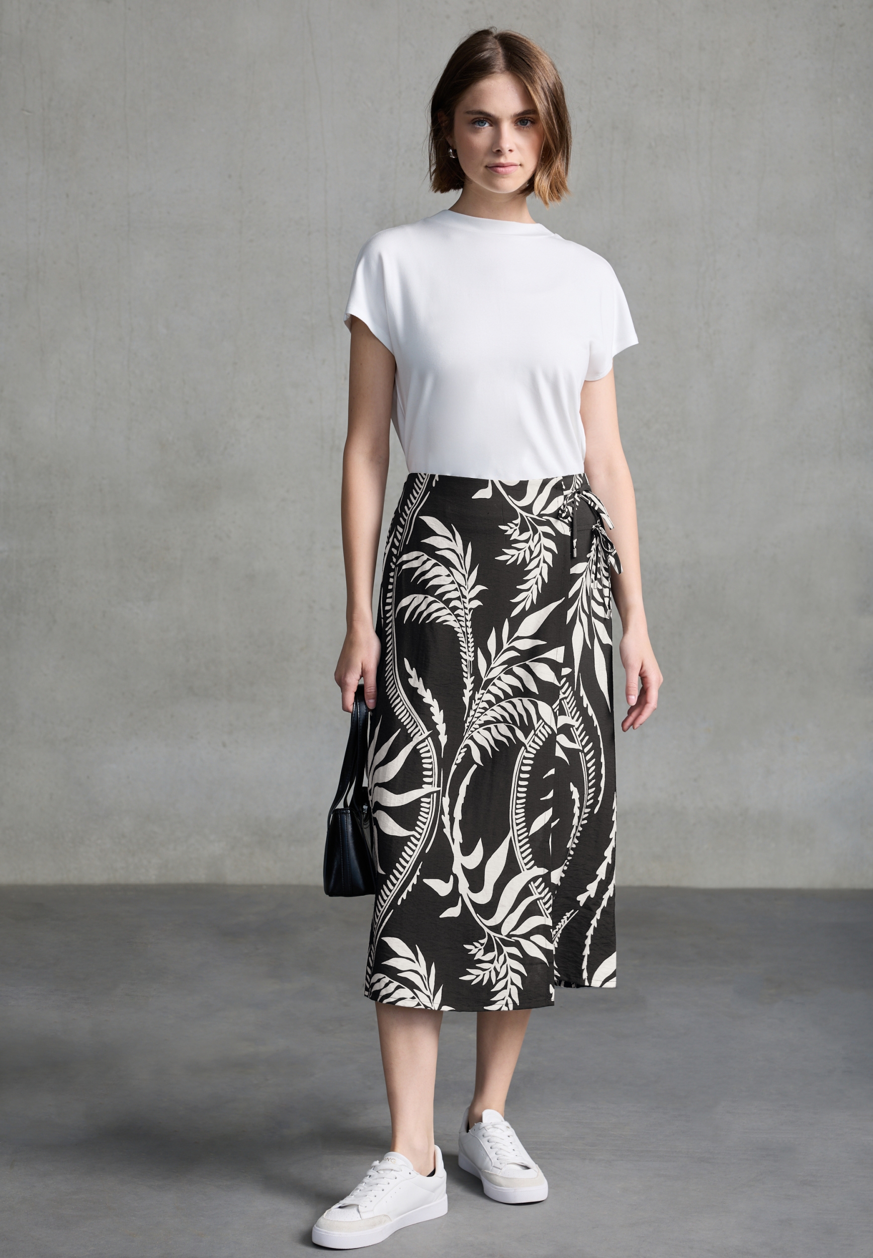 Viscose Wrap Skirt_print #5