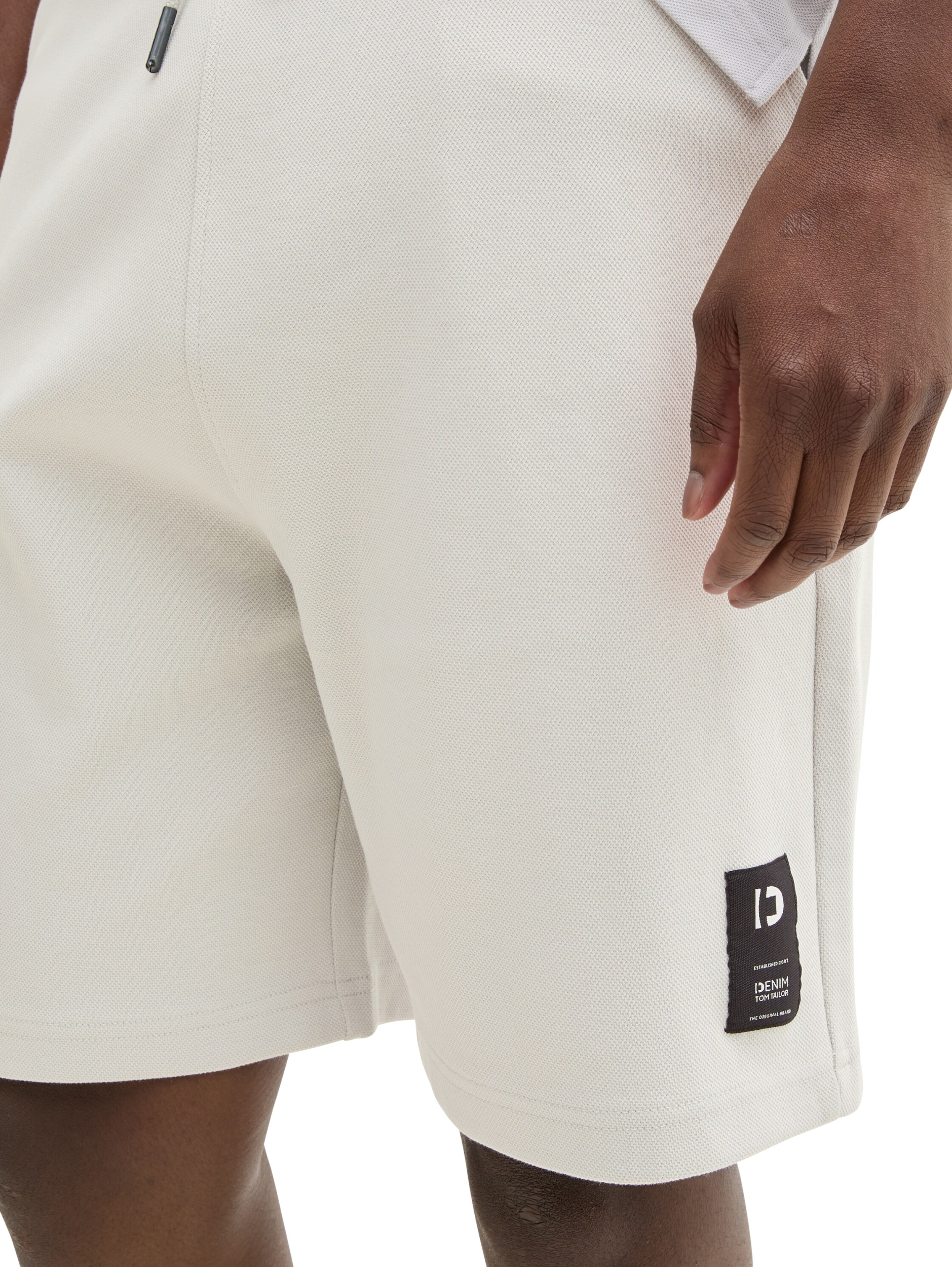 relaxed structured sweatshorts #4